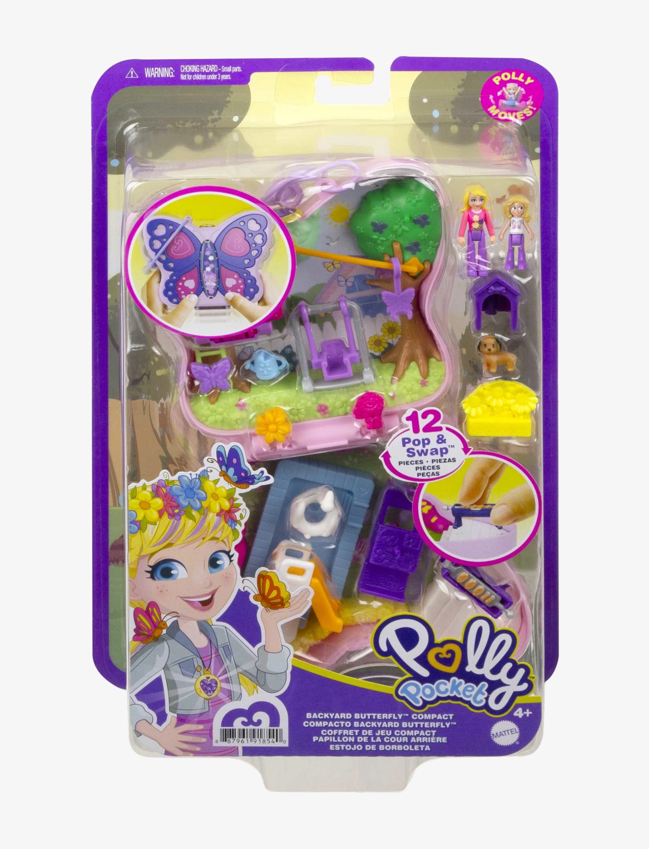 Polly Pocket - Backyard Butterfly Compact - multi color - 5