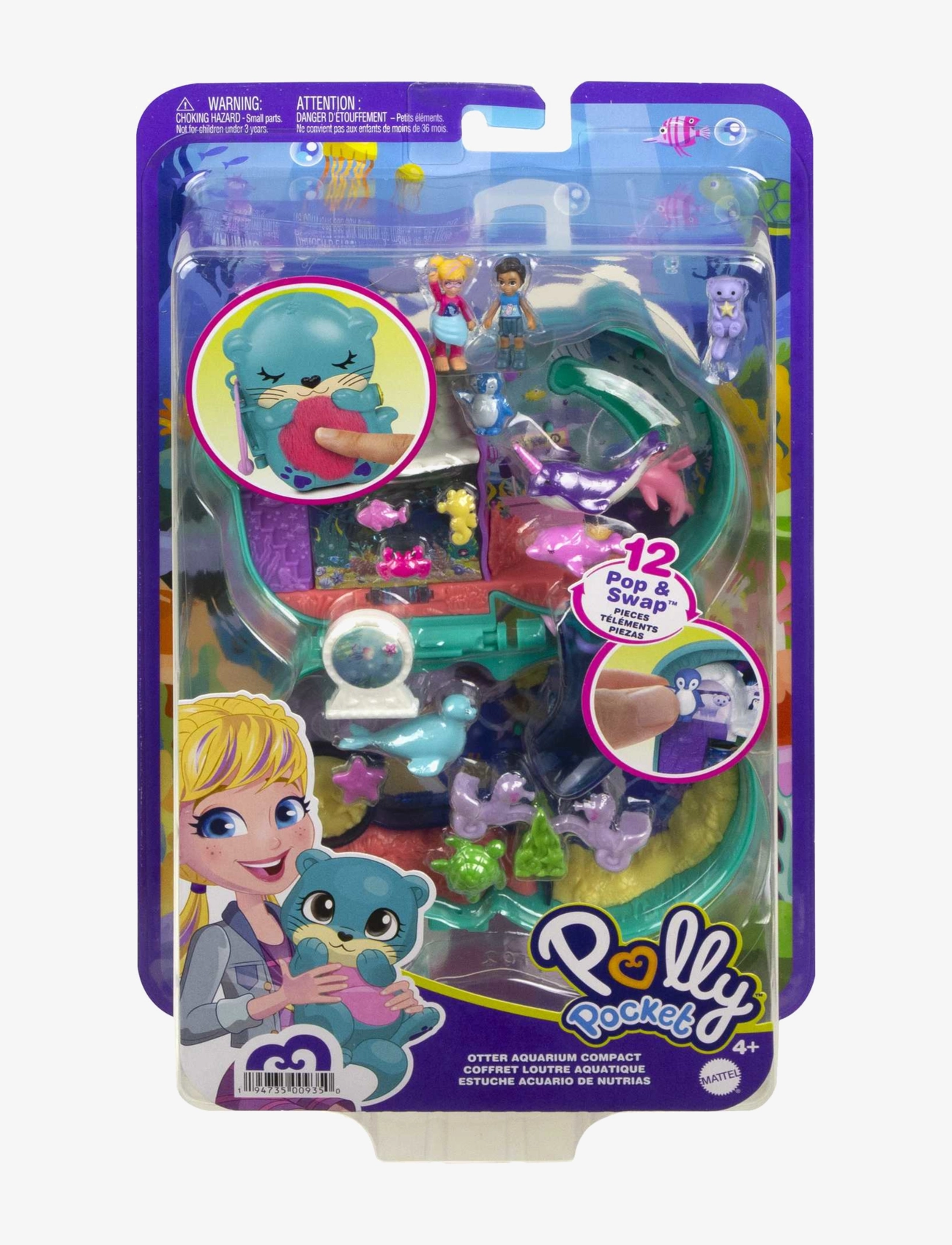 Polly Pocket - Otter Aquarium Compact - multi color - 5