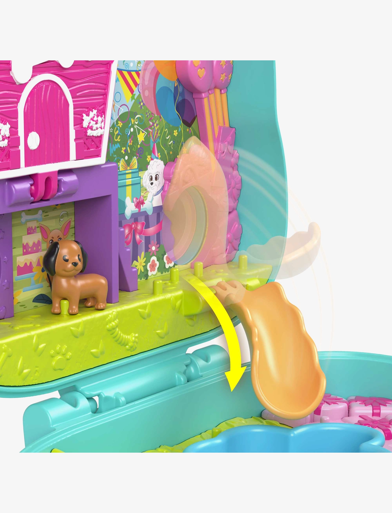 Polly Pocket - Doggy Birthday Bash Compact - multi color - 4