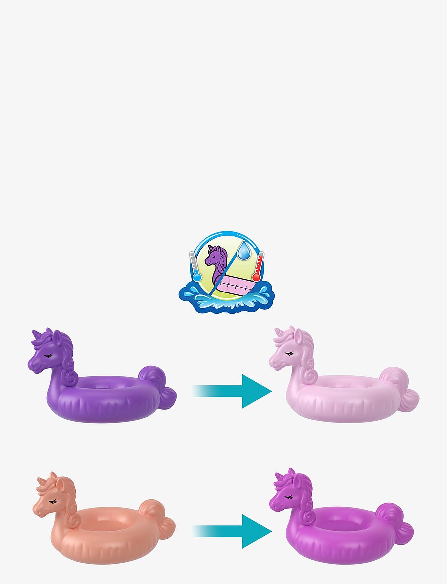 Polly Pocket - SPARKLE COVE ADVENTURE Unicorn Floatie Compact - leikfangasett & fígúrur - multi color - 1