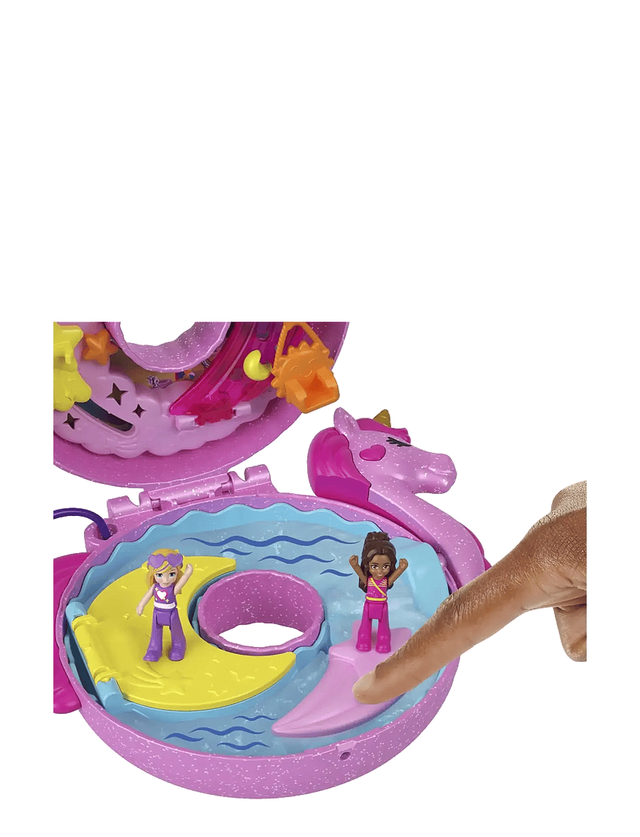 Polly Pocket - SPARKLE COVE ADVENTURE Unicorn Floatie Compact - leikfangasett & fígúrur - multi color - 4