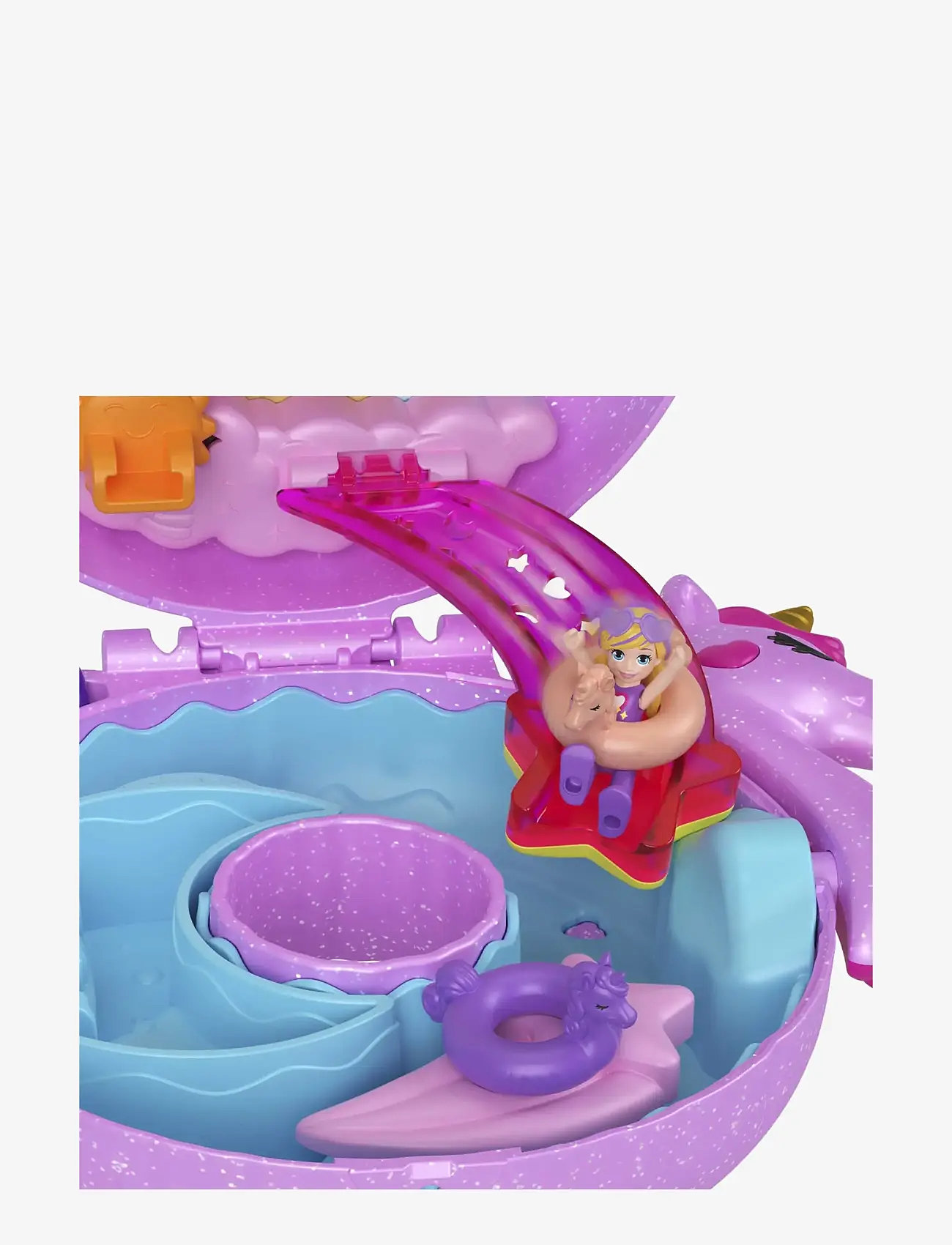 Polly Pocket - SPARKLE COVE ADVENTURE Unicorn Floatie Compact - film- & märchenfiguren - multi color - 5