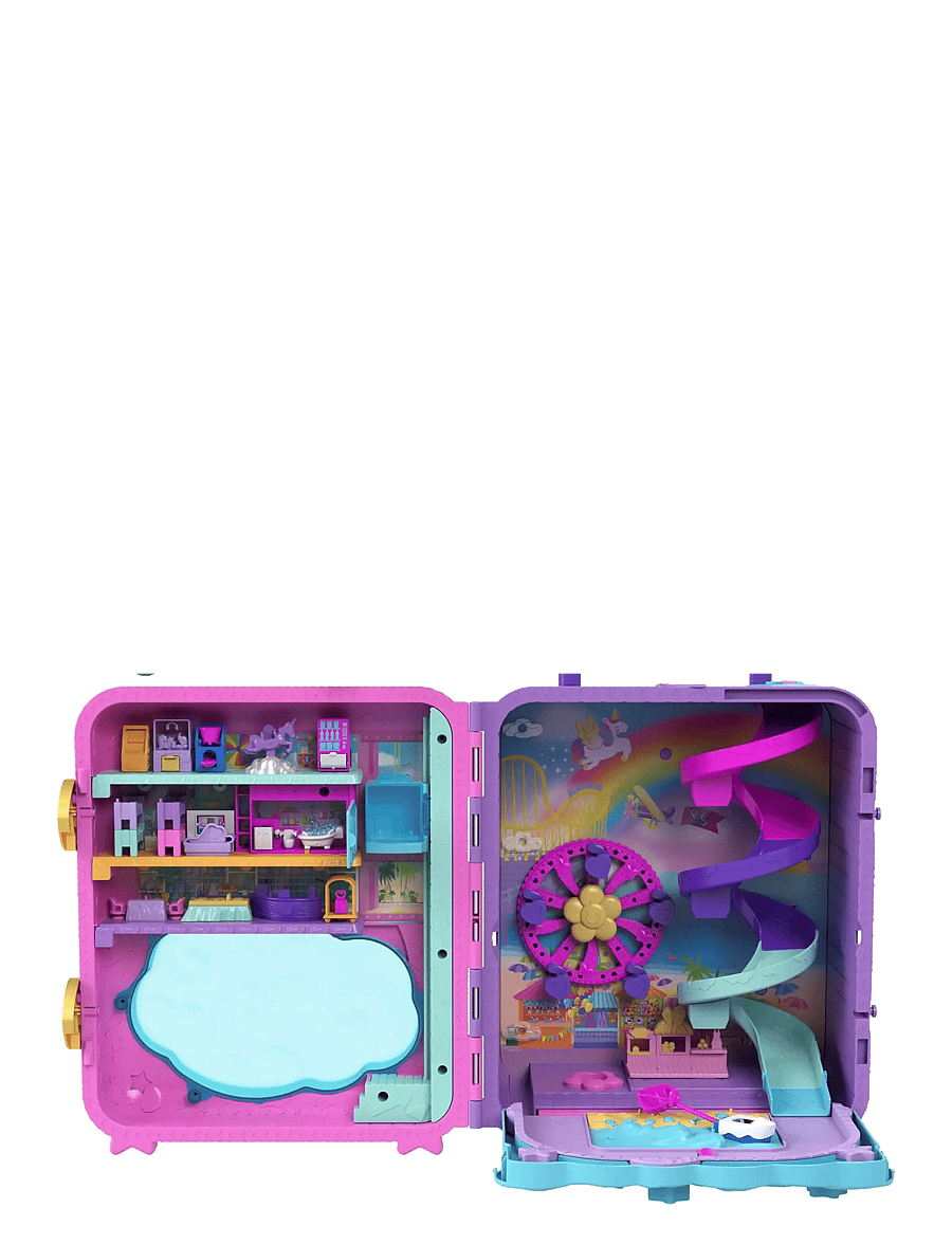 Polly Pocket - Dolls Pollyville Resort Roll Away Playset - multi color - 0