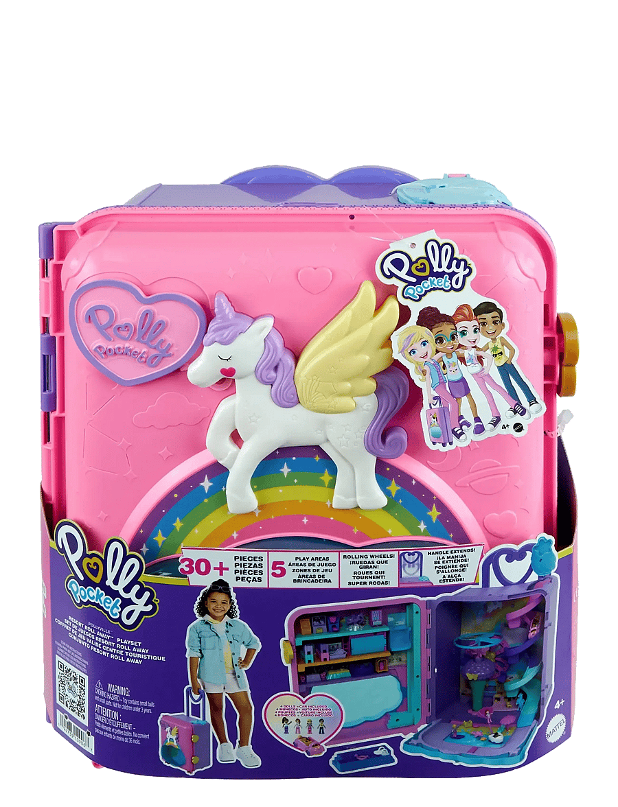 Polly Pocket - Dolls Pollyville Resort Roll Away Playset - multi color - 5