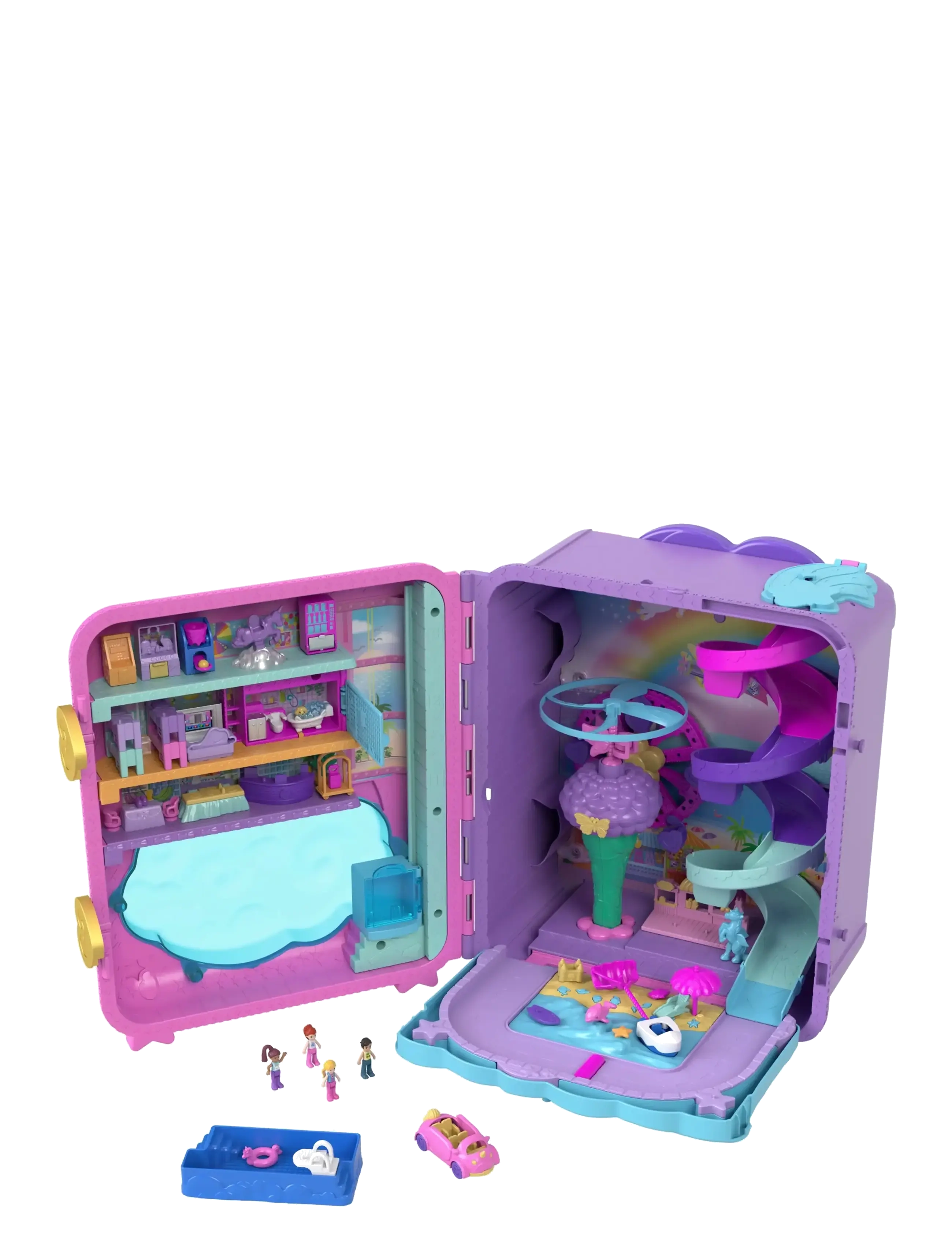 Polly Pocket - Dolls Pollyville Resort Roll Away Playset - multi color - 3