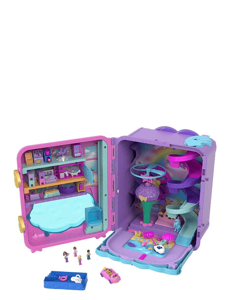 Polly Pocket - Dolls Pollyville Resort Roll Away Playset - multi color - 3