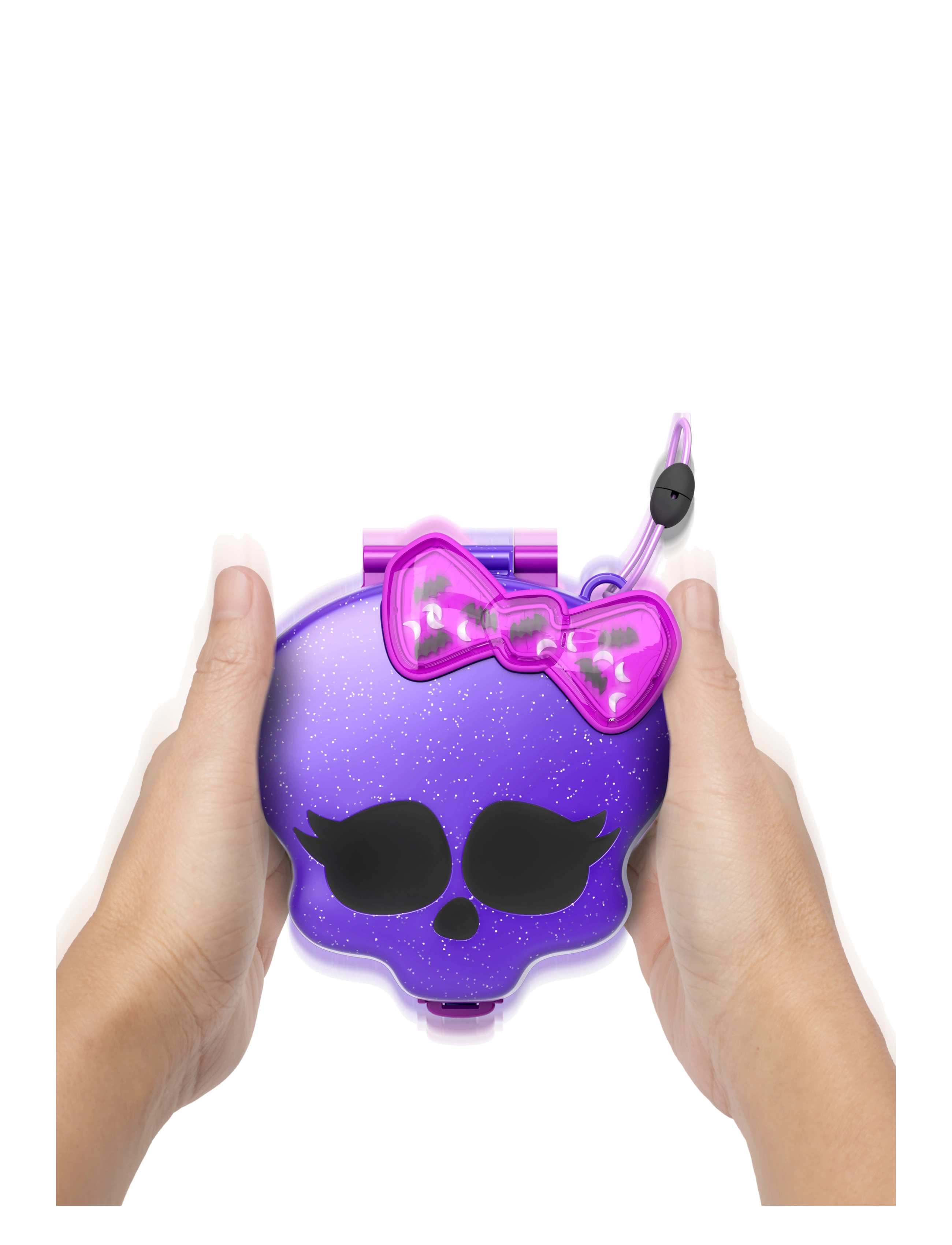 Polly Pocket - Monster High Compact with 3 Micro Dolls & 10 Accessories, Opens to High School - multi color - 3