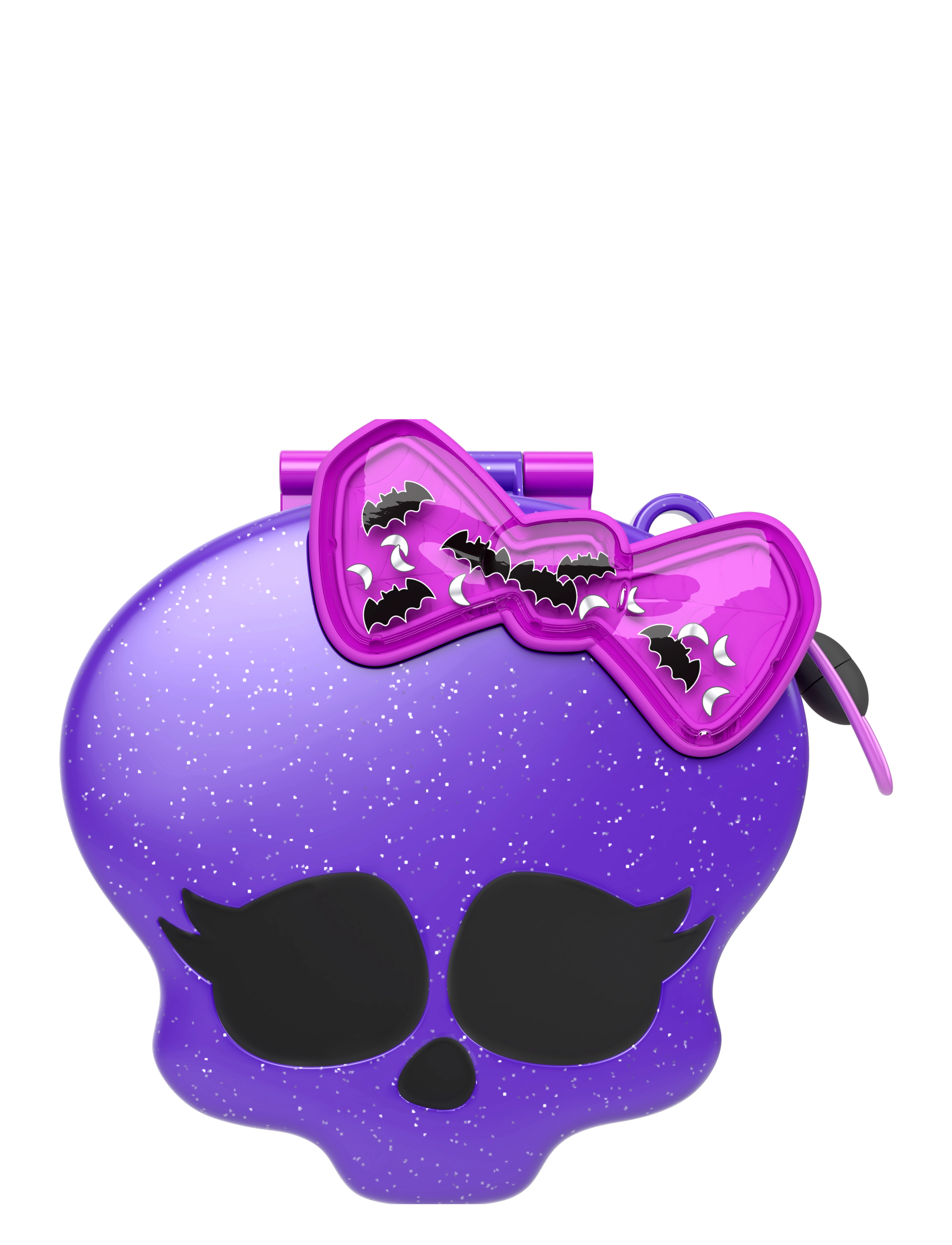Polly Pocket - Monster High Compact with 3 Micro Dolls & 10 Accessories, Opens to High School - multi color - 4