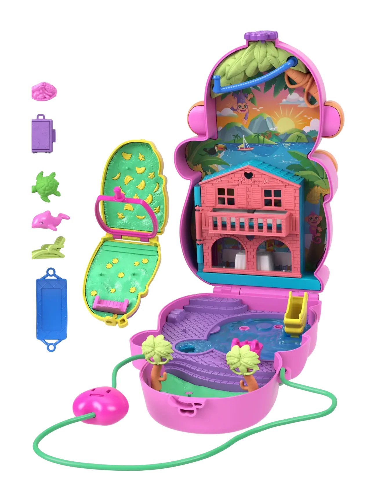 Polly Pocket - Polly Pocket Momma Monkey and Baby - multicolor - 5