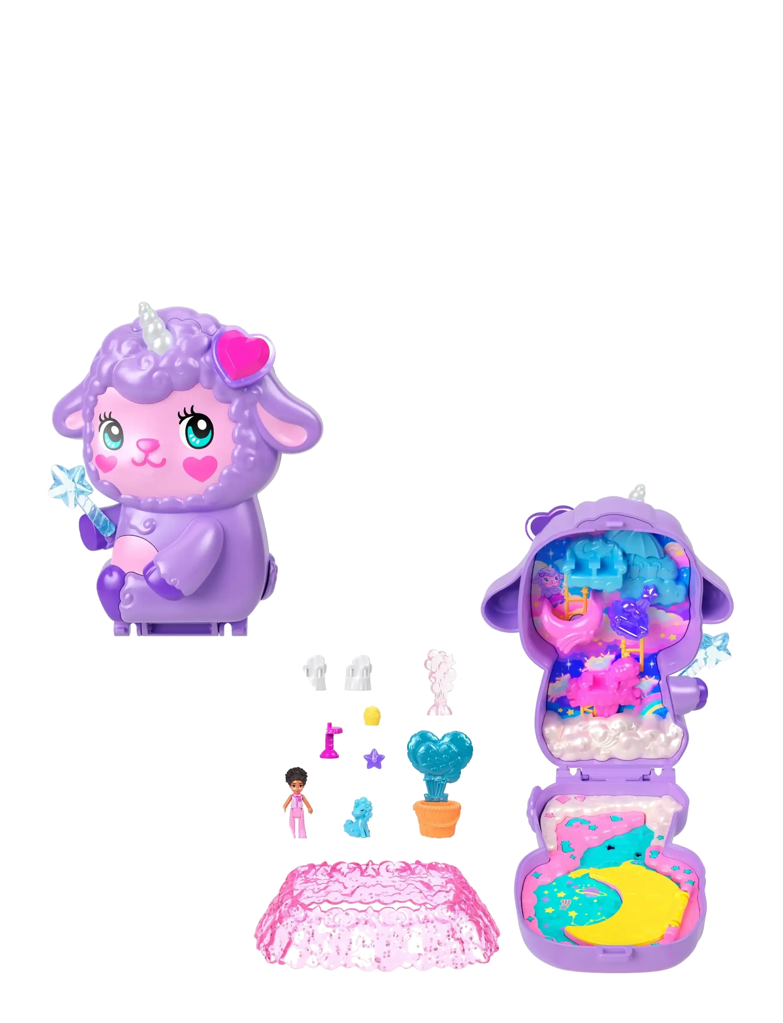 Polly Pocket Polly Pocket   ONLY Cozy Dreamland Compact - Vintererbjudanden - MULTI COLOR / multi