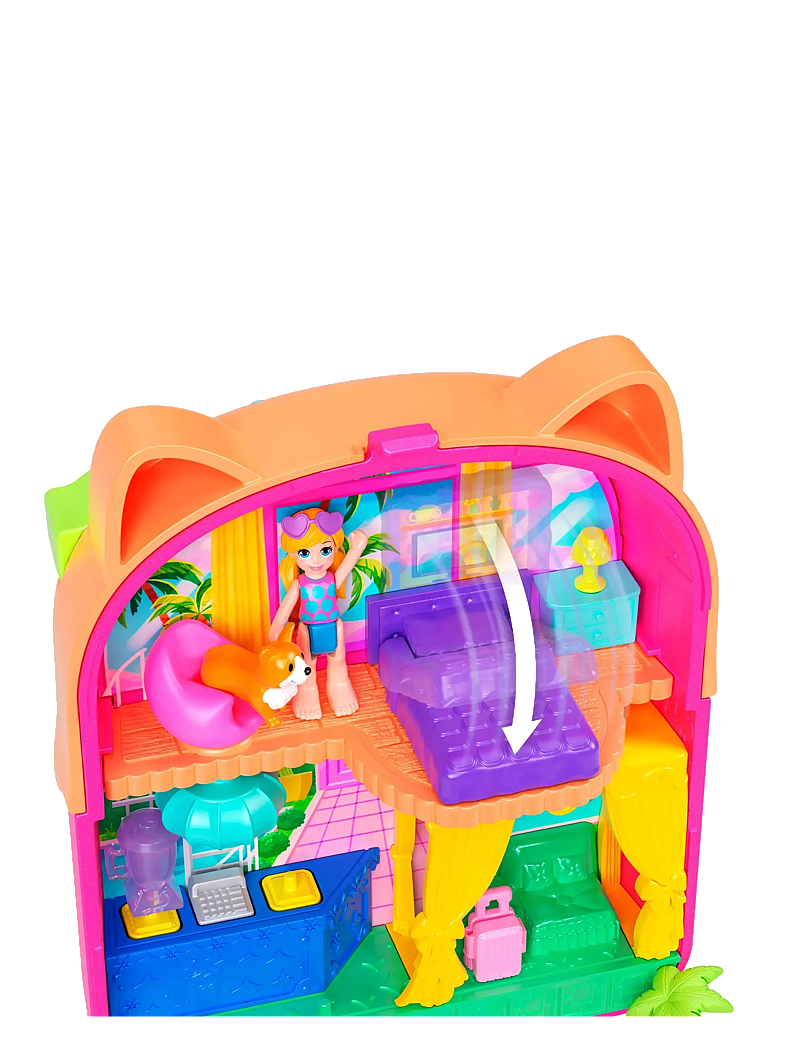 Polly Pocket - Polly Pocket Kitty Popsicle Resort Compact - spiel-sets - multi color - 3