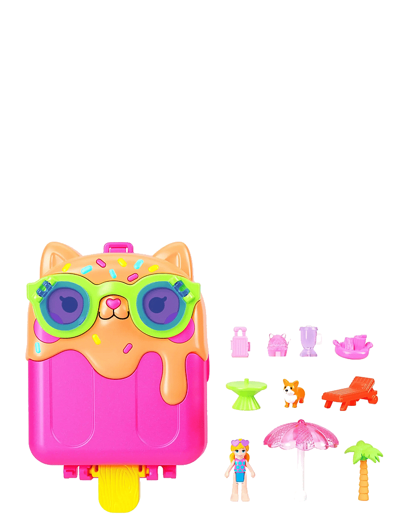 Polly Pocket - Polly Pocket Kitty Popsicle Resort Compact - spiel-sets - multi color - 4