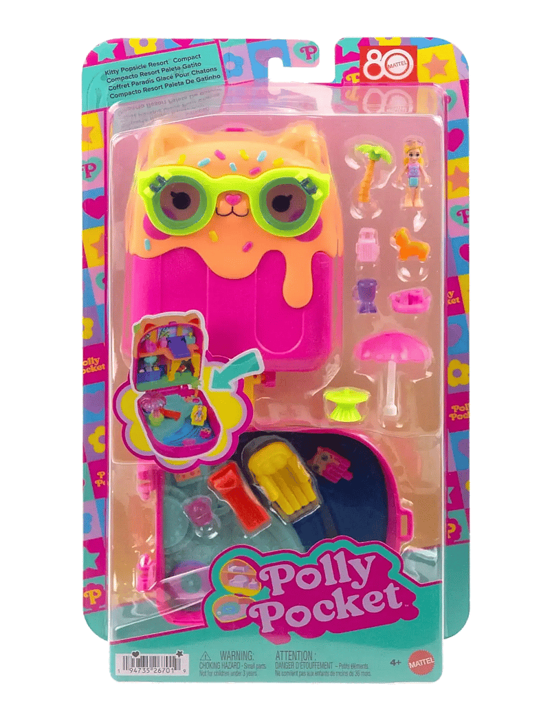 Polly Pocket - Polly Pocket Kitty Popsicle Resort Compact - spiel-sets - multi color - 5