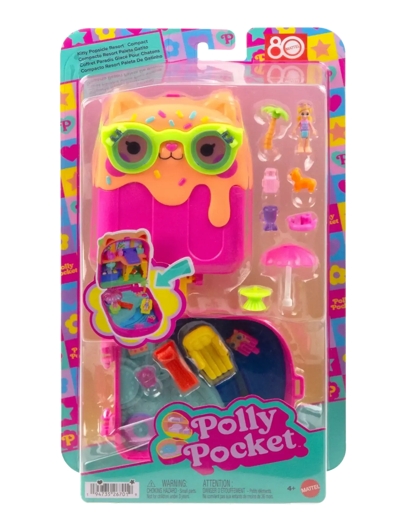 Polly Pocket - Polly Pocket   Kitty Popsicle Resort Compact - lekset - multi color - 5