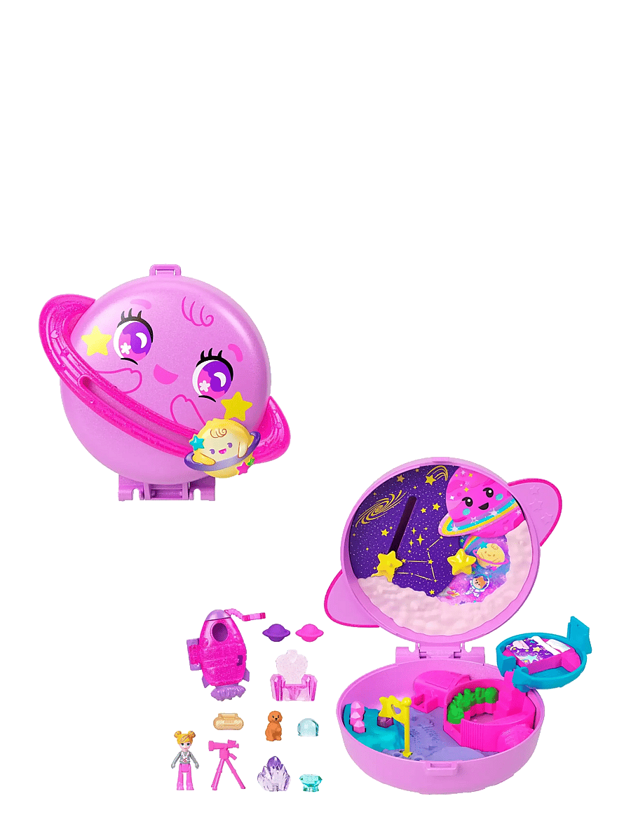 Polly Pocket - Polly Pocket Planet Polly Compact - mängukomplektid - multi color - 0