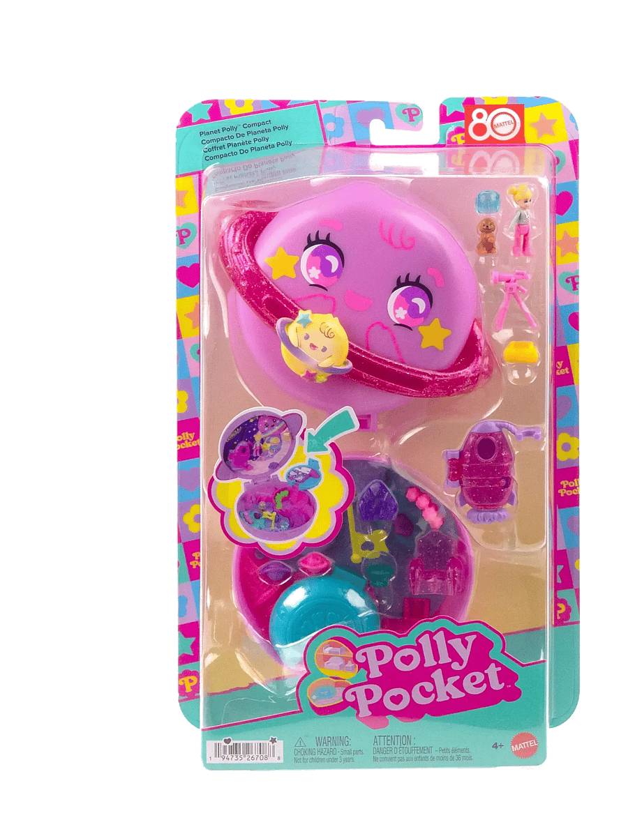 Polly Pocket - Polly Pocket Planet Polly Compact - mängukomplektid - multi color - 5