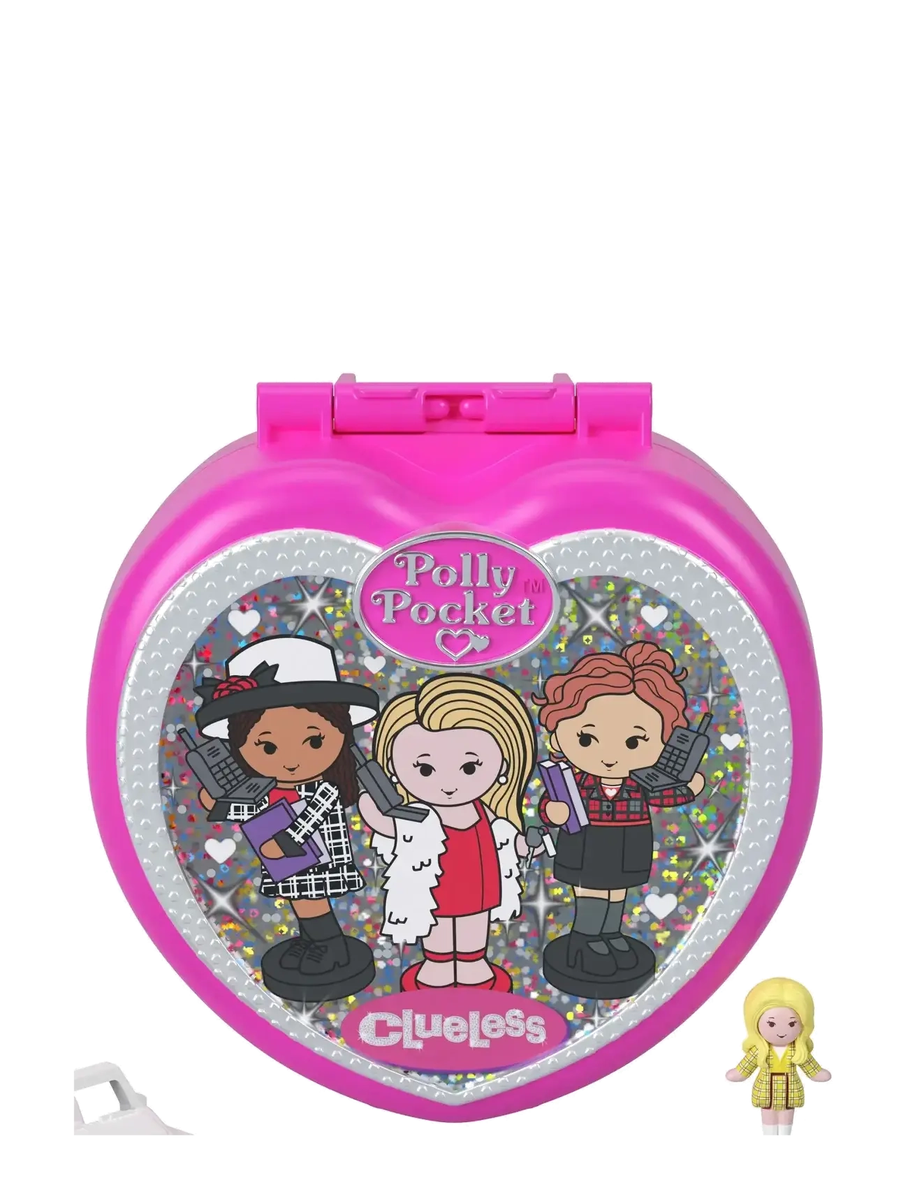 Polly Pocket Jcc21 | Clueless Collector Compact, Børn, Play Sæt, Pink, Str: ONE SIZE