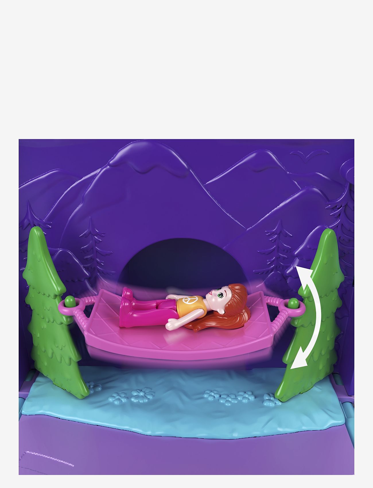 Polly Pocket - Pet Mobile Adventure Playset with Micro Dolls & Transforming Camper Van, Pets & Toy Car - leikfangasett - multi color - 5