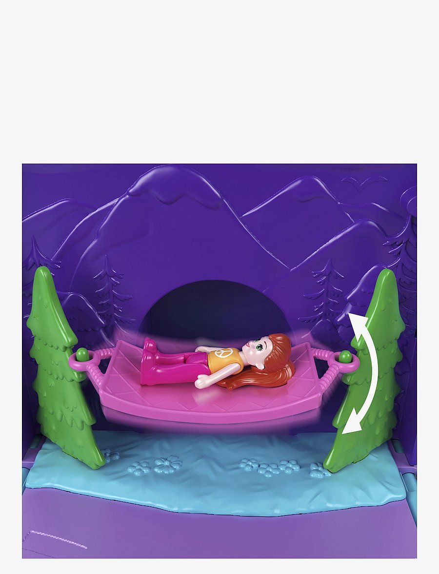 Polly Pocket - Pet Mobile Adventure Playset with Micro Dolls & Transforming Camper Van, Pets & Toy Car - leikfangasett - multi color - 5