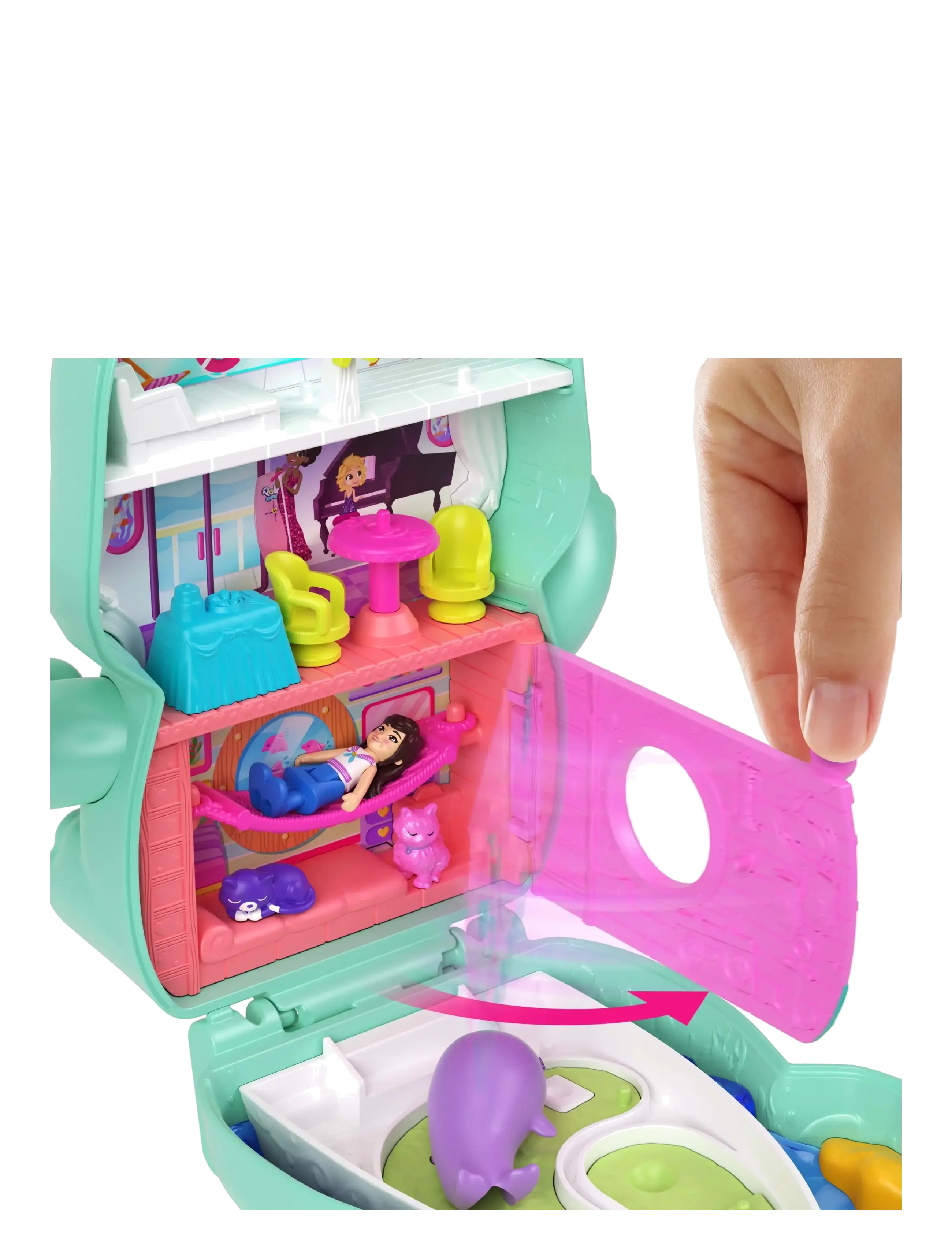 Polly Pocket - POLLY POCKET BIG POCKET WORLD 25 1 - leikfangasett & fígúrur - multi color - 3