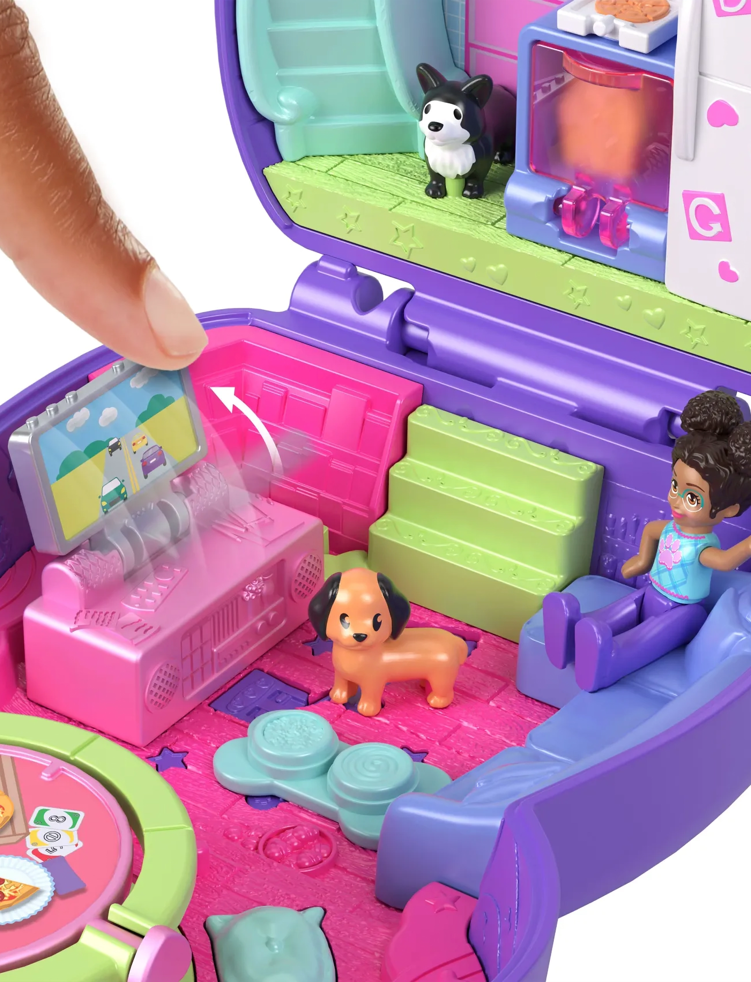 Polly Pocket - SLEEPOVER PUPPY Compact - multi color - 5
