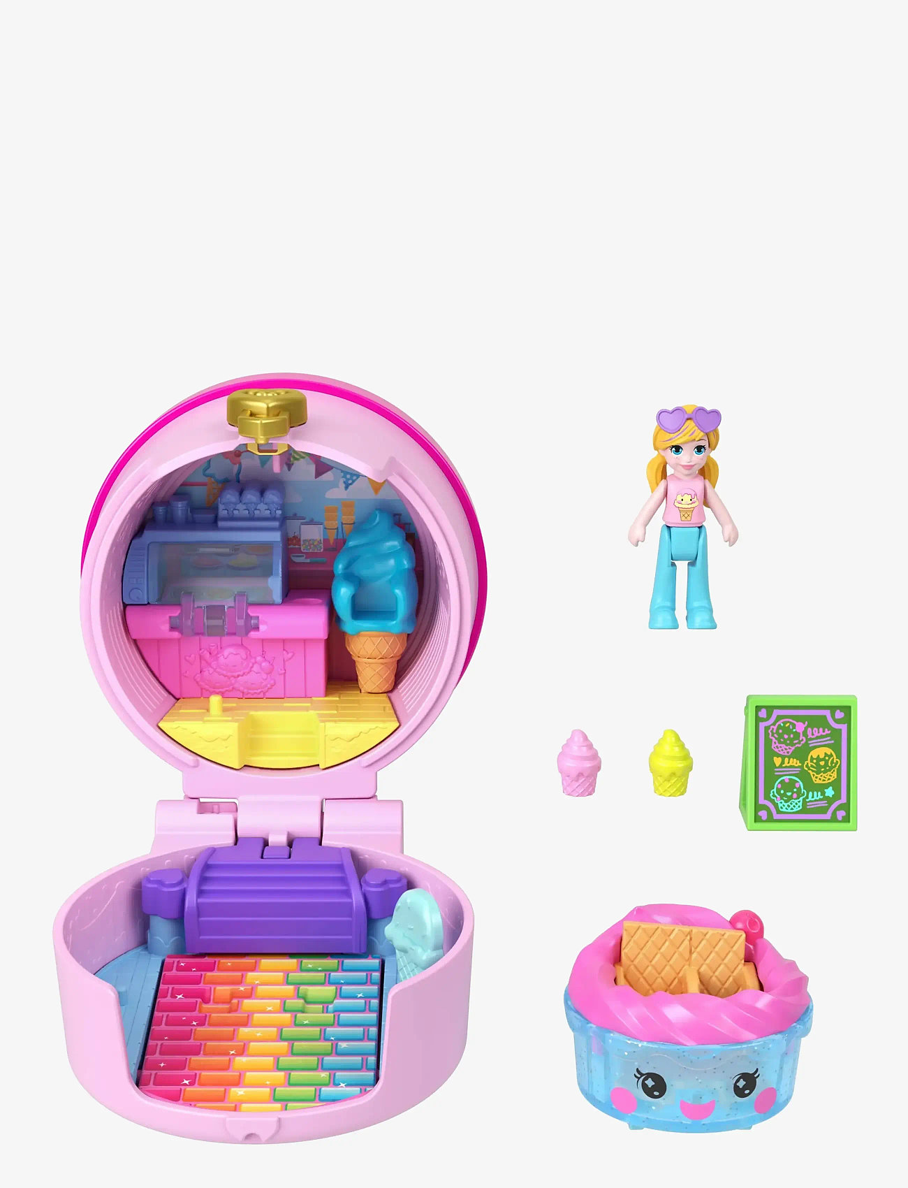 Polly Pocket - Polly Pocket  TINY TAKEOUT REVEAL ASSORTMENT - mängukomplektid - multicolor - 5