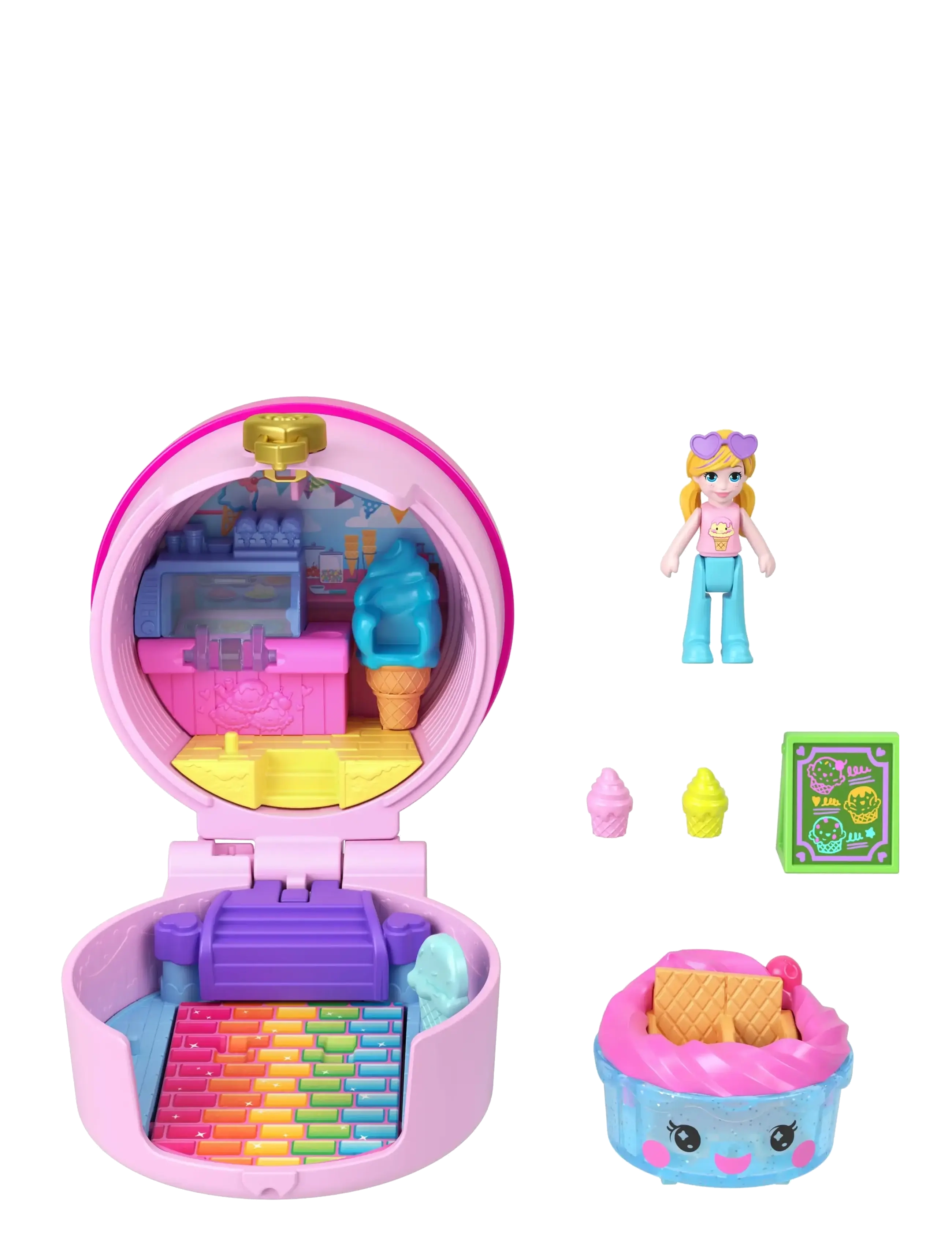 Polly Pocket - Polly Pocket  TINY TAKEOUT REVEAL ASSORTMENT - lekset - multicolor - 5