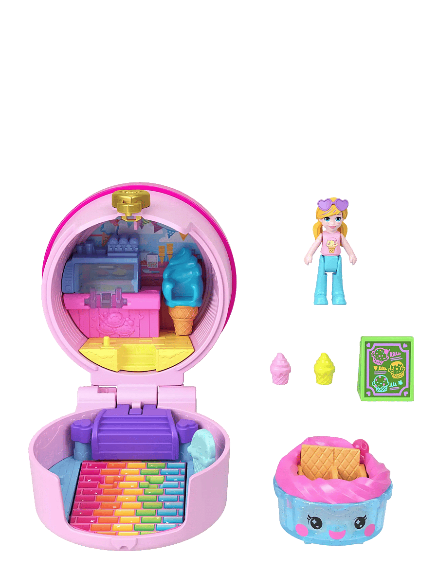 Polly Pocket - Polly Pocket TINY TAKEOUT REVEAL ASSORTMENT - spiel-sets - multicolor - 5