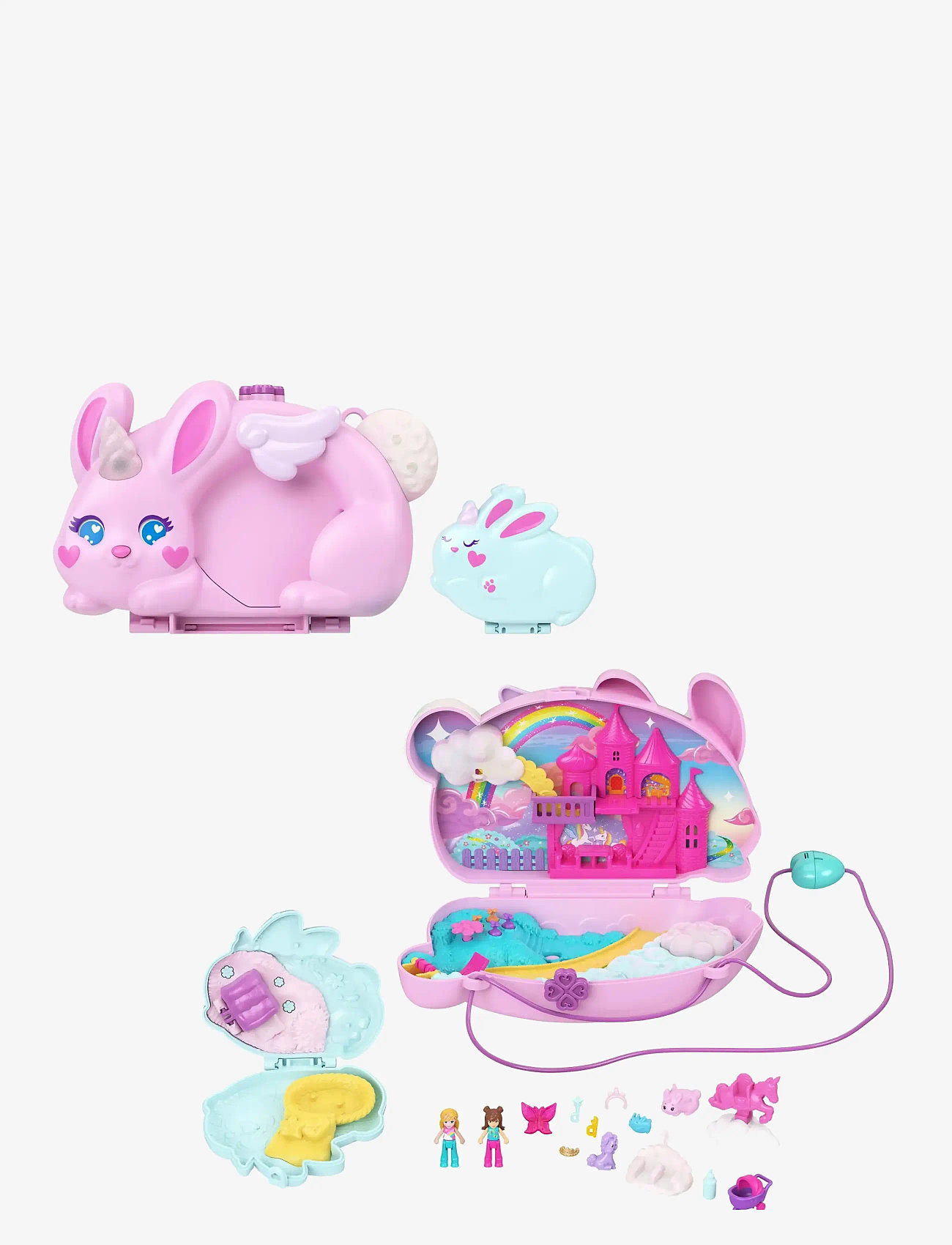 Polly Pocket - Polly Pocket   Large Wearable Fall Uni-Bunny - lekset - multi color - 1