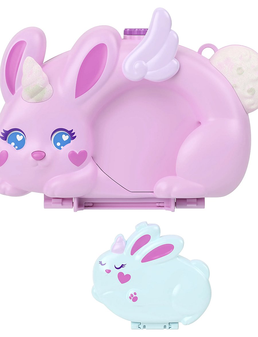 Polly Pocket - Polly Pocket Large Wearable Fall Uni-Bunny - multi color - 0
