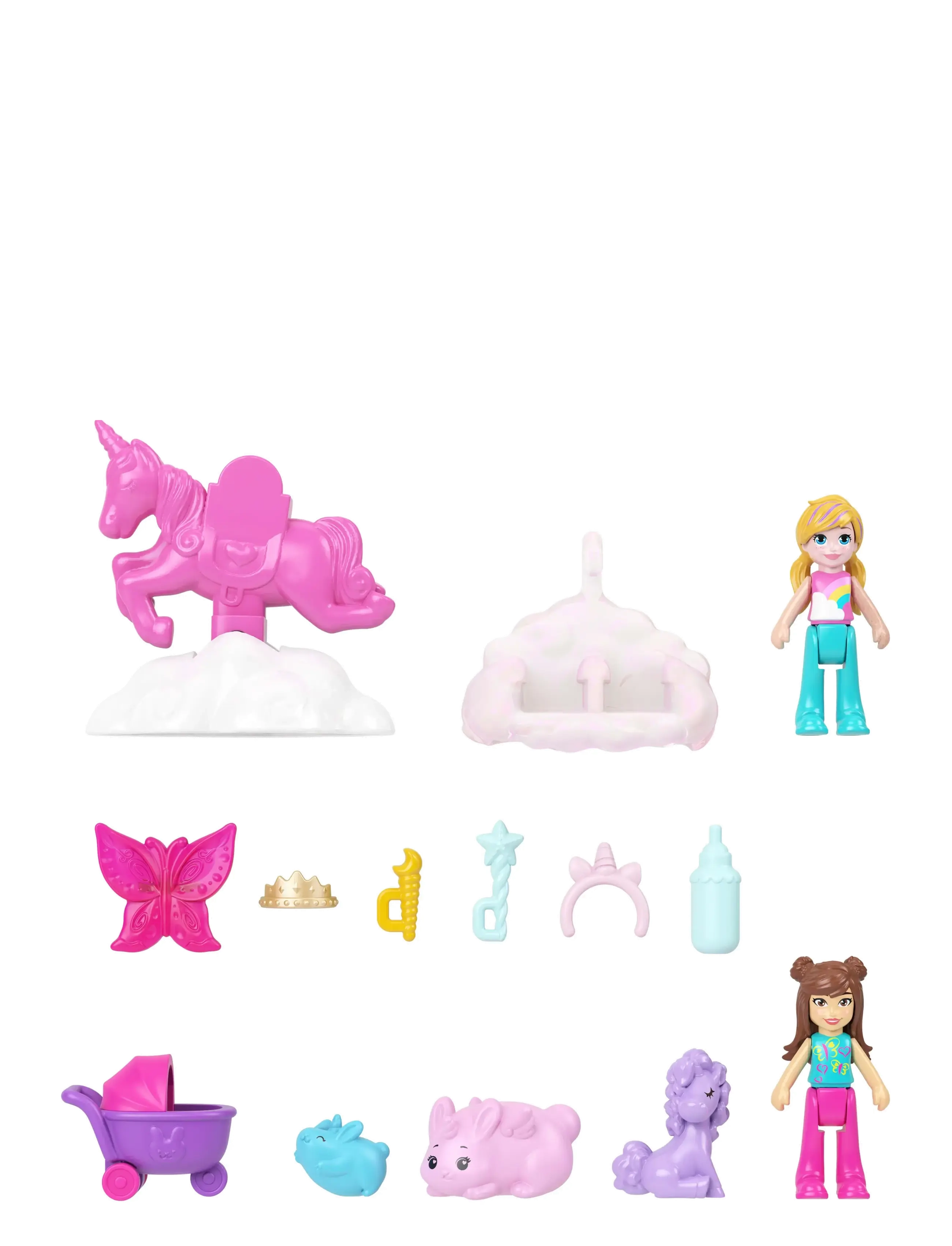 Polly Pocket - Polly Pocket   Large Wearable Fall Uni-Bunny - multi color - 3