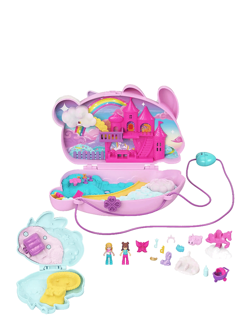 Polly Pocket - Polly Pocket Large Wearable Fall Uni-Bunny - leikfangasett - multi color - 5