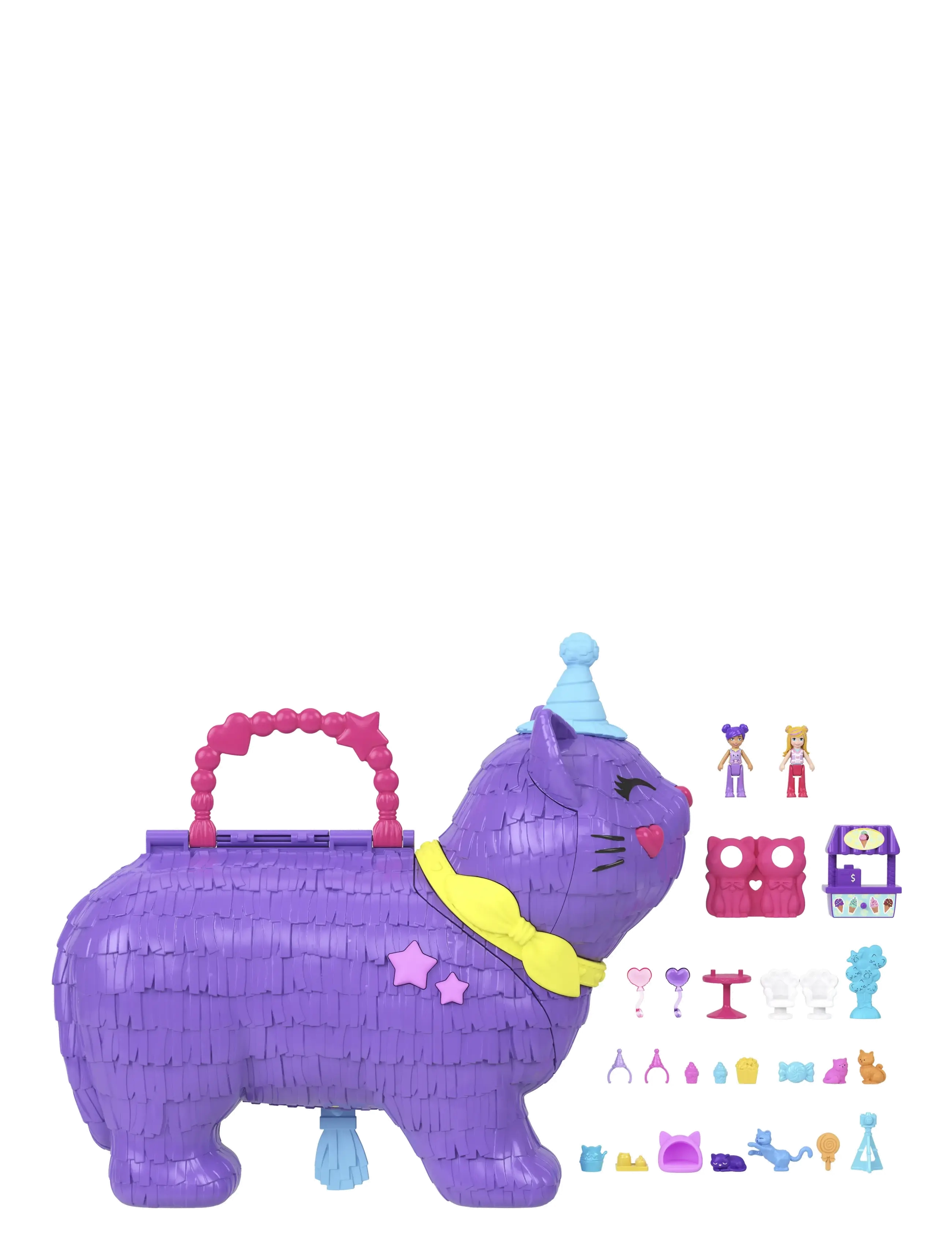 Polly Pocket Polly Pocket Fall Party Cat Pinata, One Size, Multi/patterned, Legesæt Og Actionfigurer > Legesæt, Børn