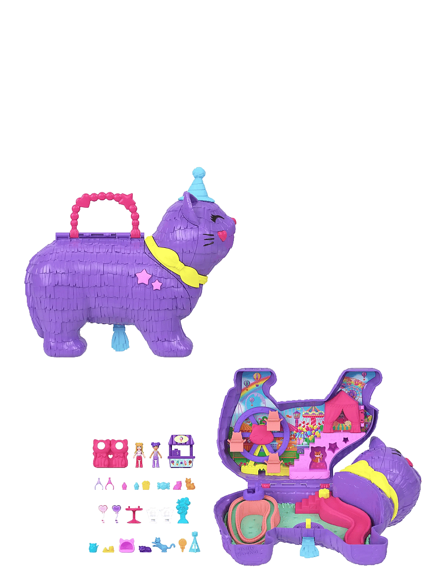 Polly Pocket - Polly Pocket FALL PARTY CAT PINATA - spiel-sets - multi color - 0