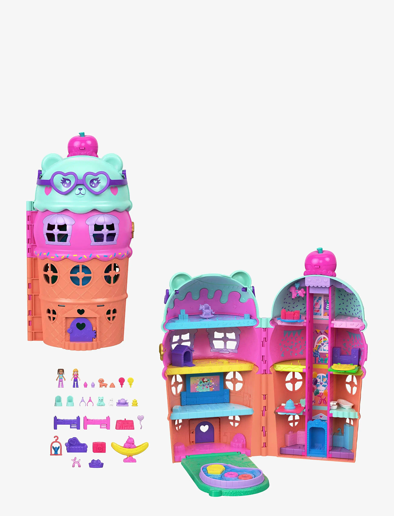 Polly Pocket - Polly Pocket  GELATO HOUSE COMPACT - dukkehuse - multicolor - 1