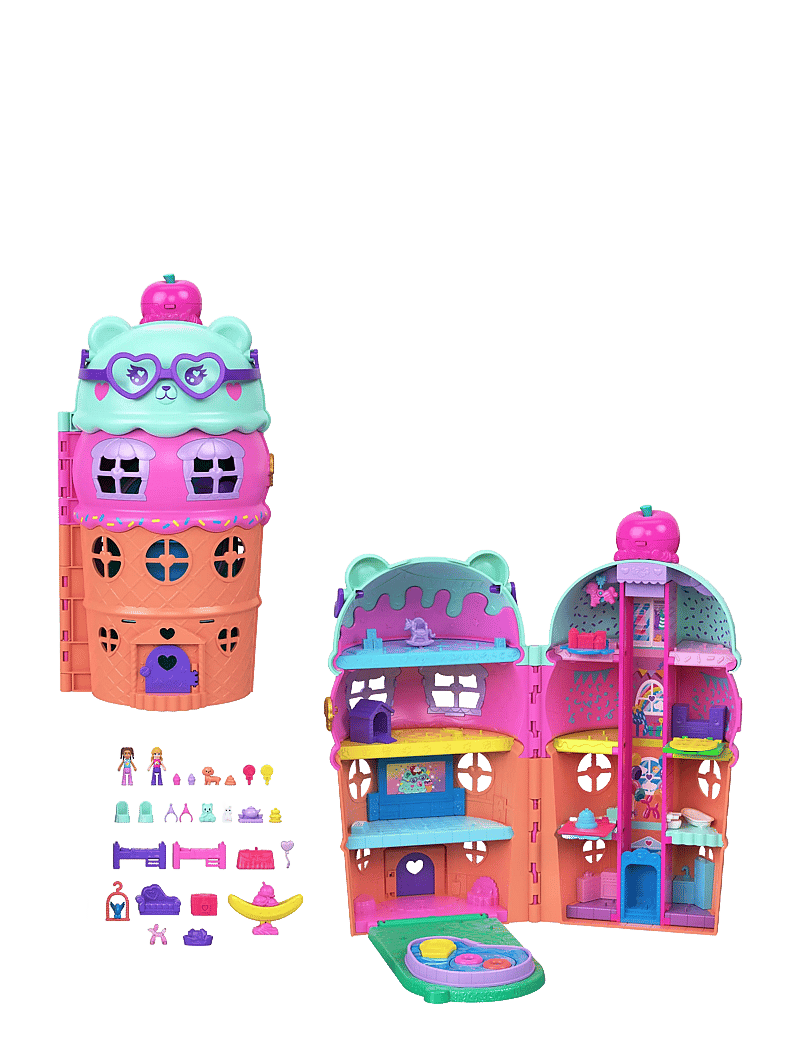 Polly Pocket - Polly Pocket GELATO HOUSE COMPACT - dukkehuse - multicolor - 1