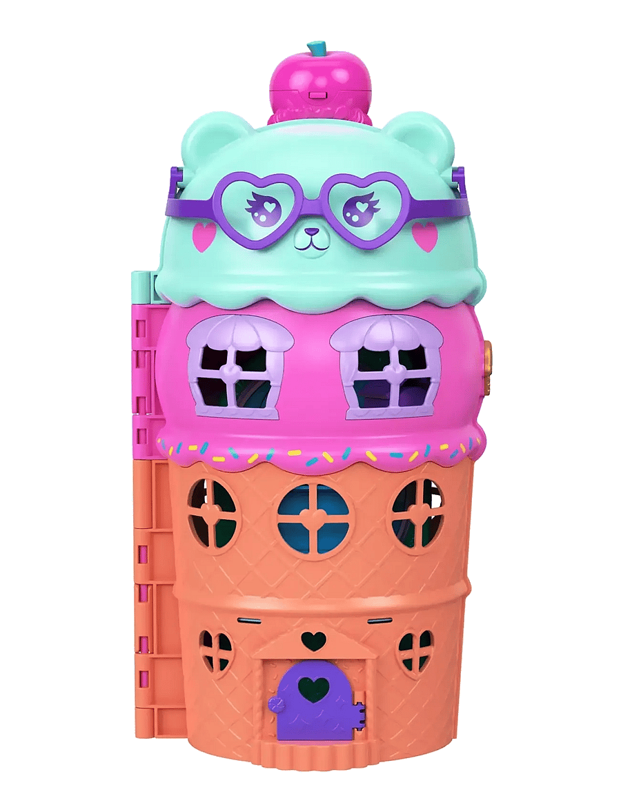 Polly Pocket - Polly Pocket GELATO HOUSE COMPACT - dukkehuse - multicolor - 3