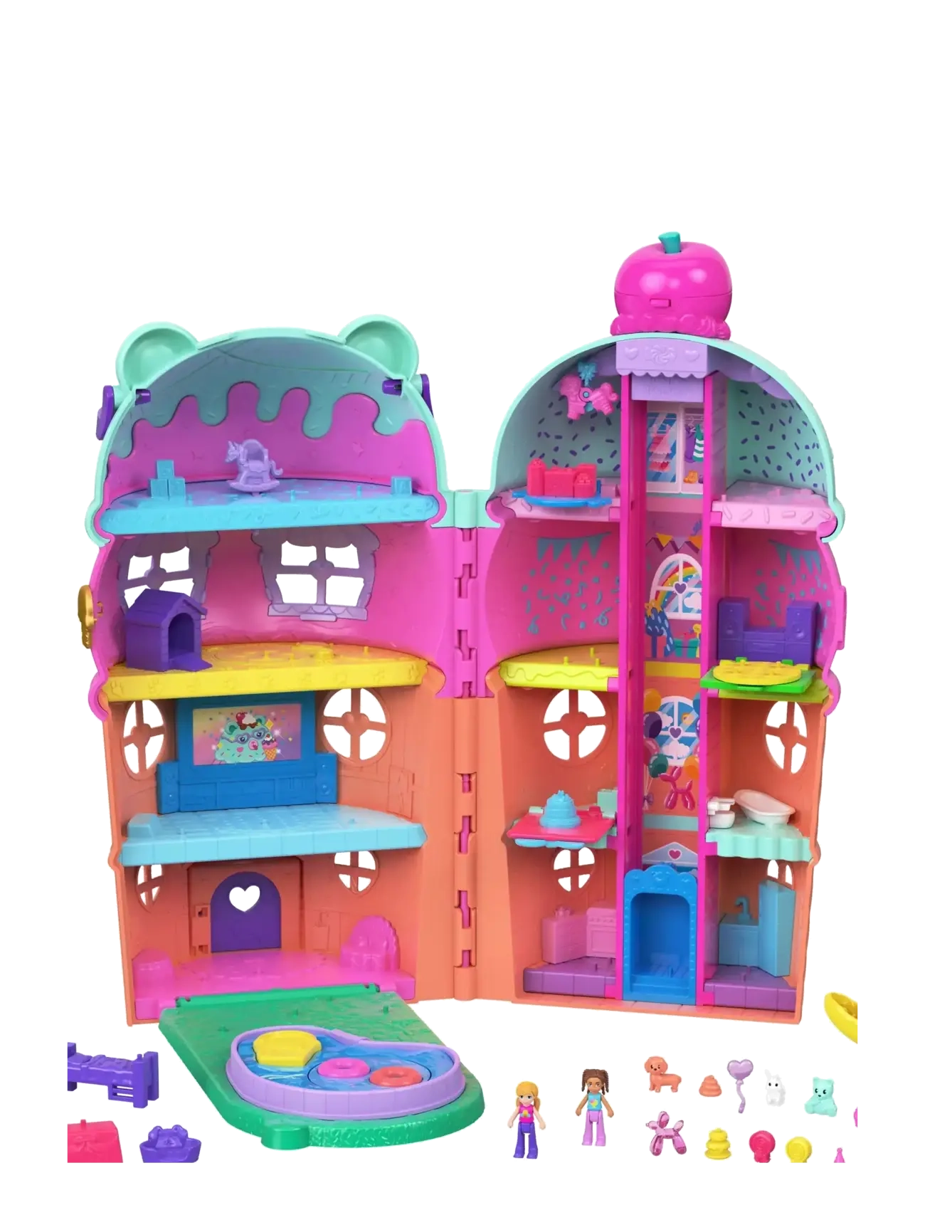Polly Pocket - Polly Pocket  GELATO HOUSE COMPACT - dukkehuse - multicolor - 4