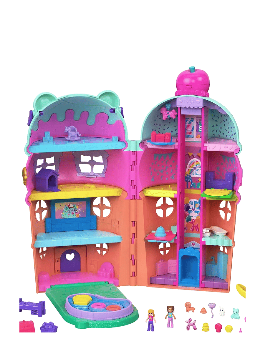 Polly Pocket - Polly Pocket GELATO HOUSE COMPACT - dukkehuse - multicolor - 4