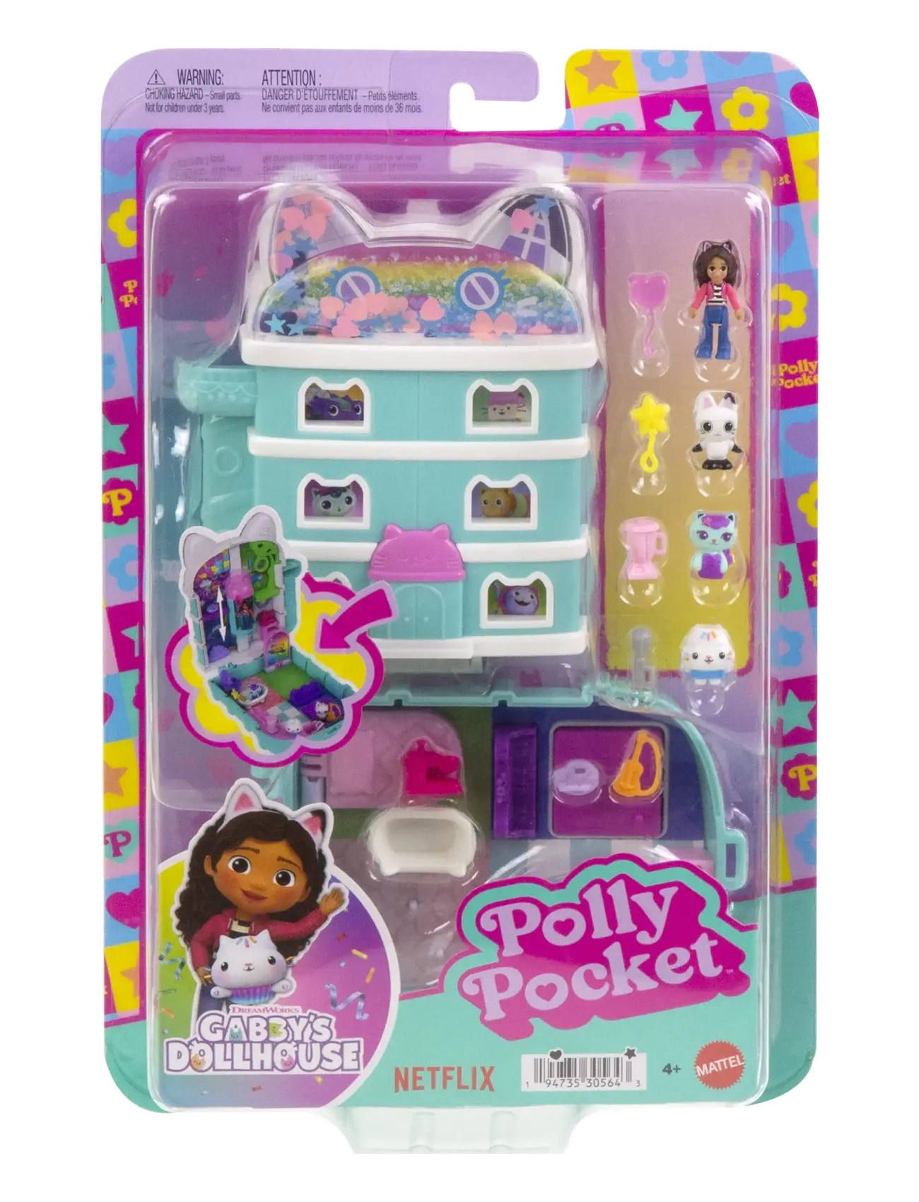 Polly Pocket - Polly Pocket  GABBYS DOLLHOUSE COMPACT - multi color - 1
