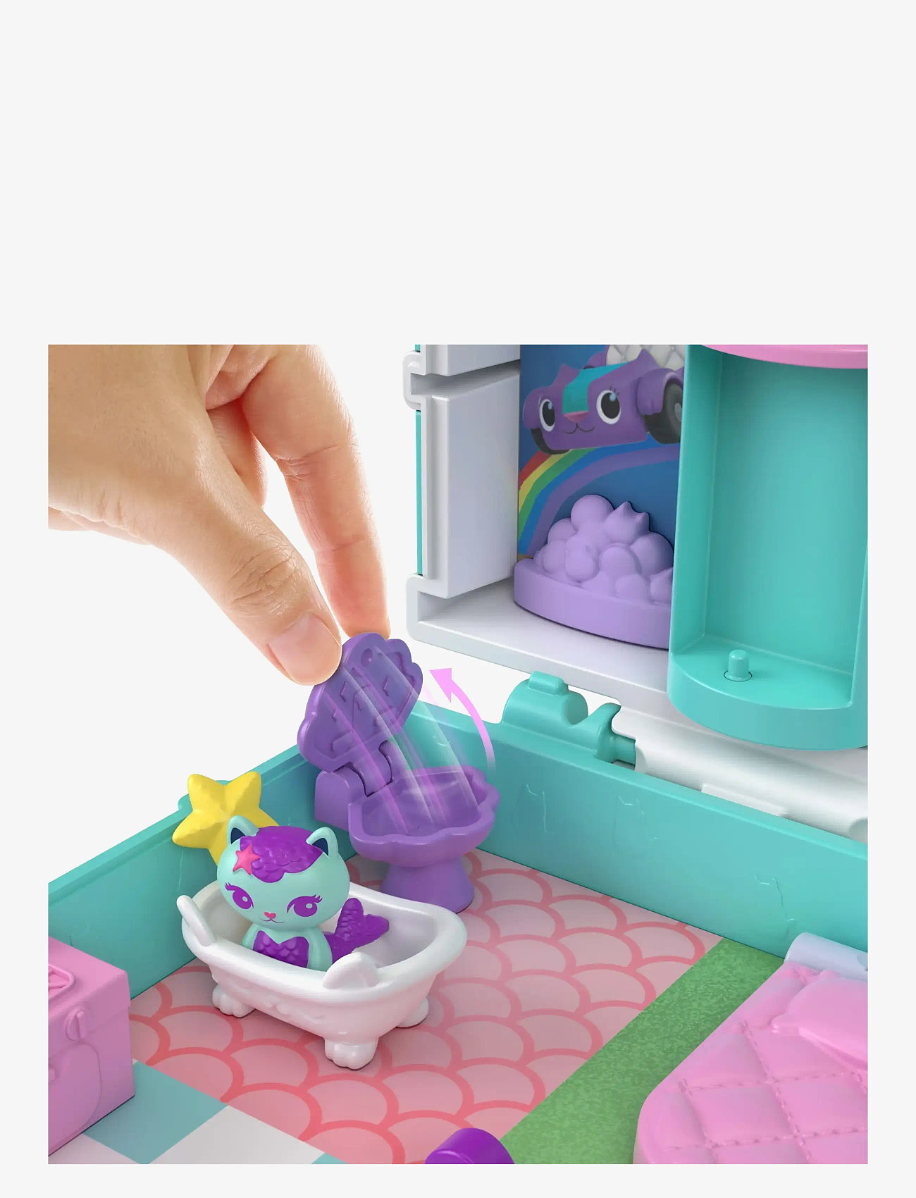 Polly Pocket - Polly Pocket  GABBYS DOLLHOUSE COMPACT - lekset - multi color - 5