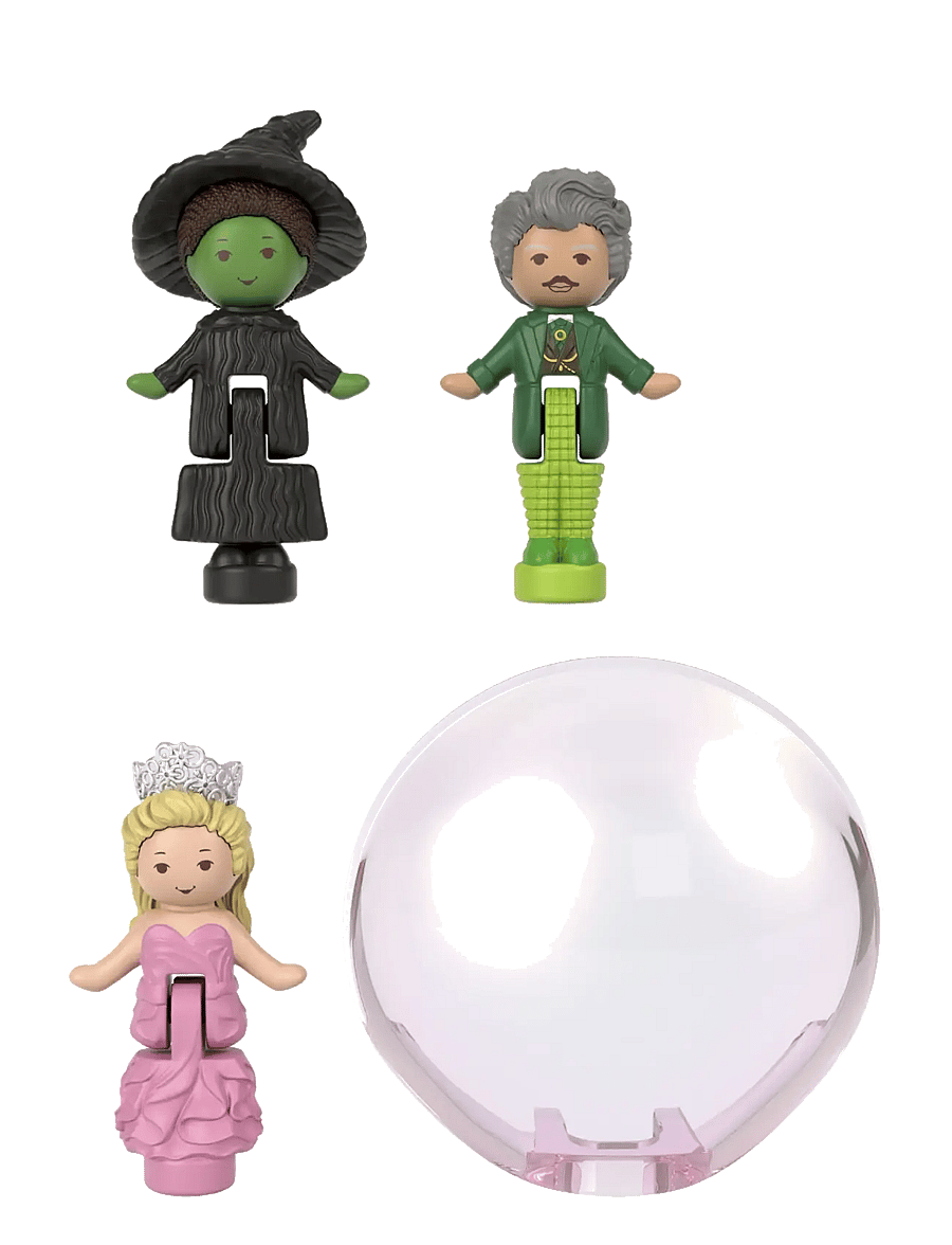 Polly Pocket - Micro Dolls and Playset, Collector Wicked Compact with Hat and Bubble Accessories - spiel-sets - multicolor - 5