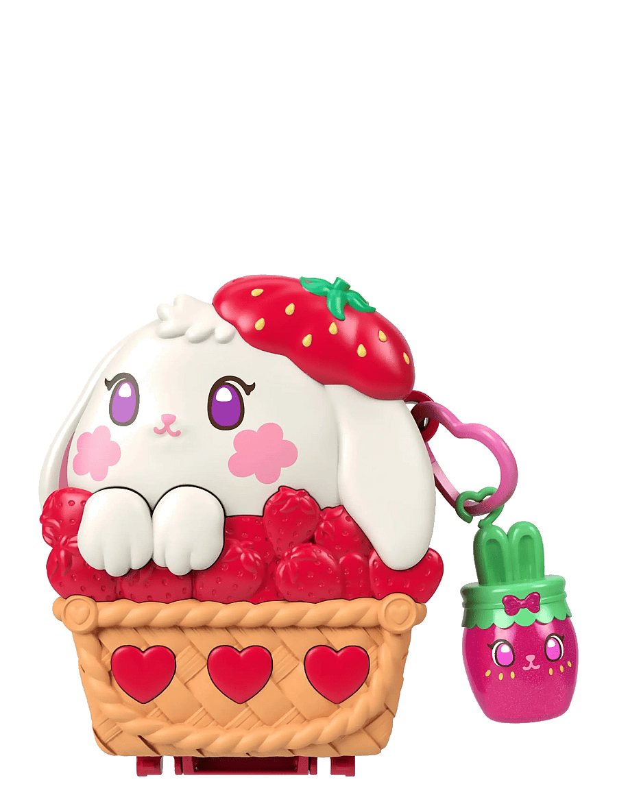 Polly Pocket - Polly Pocket Strawberry Bunny Basket Compact - spiel-sets - multicolor - 2