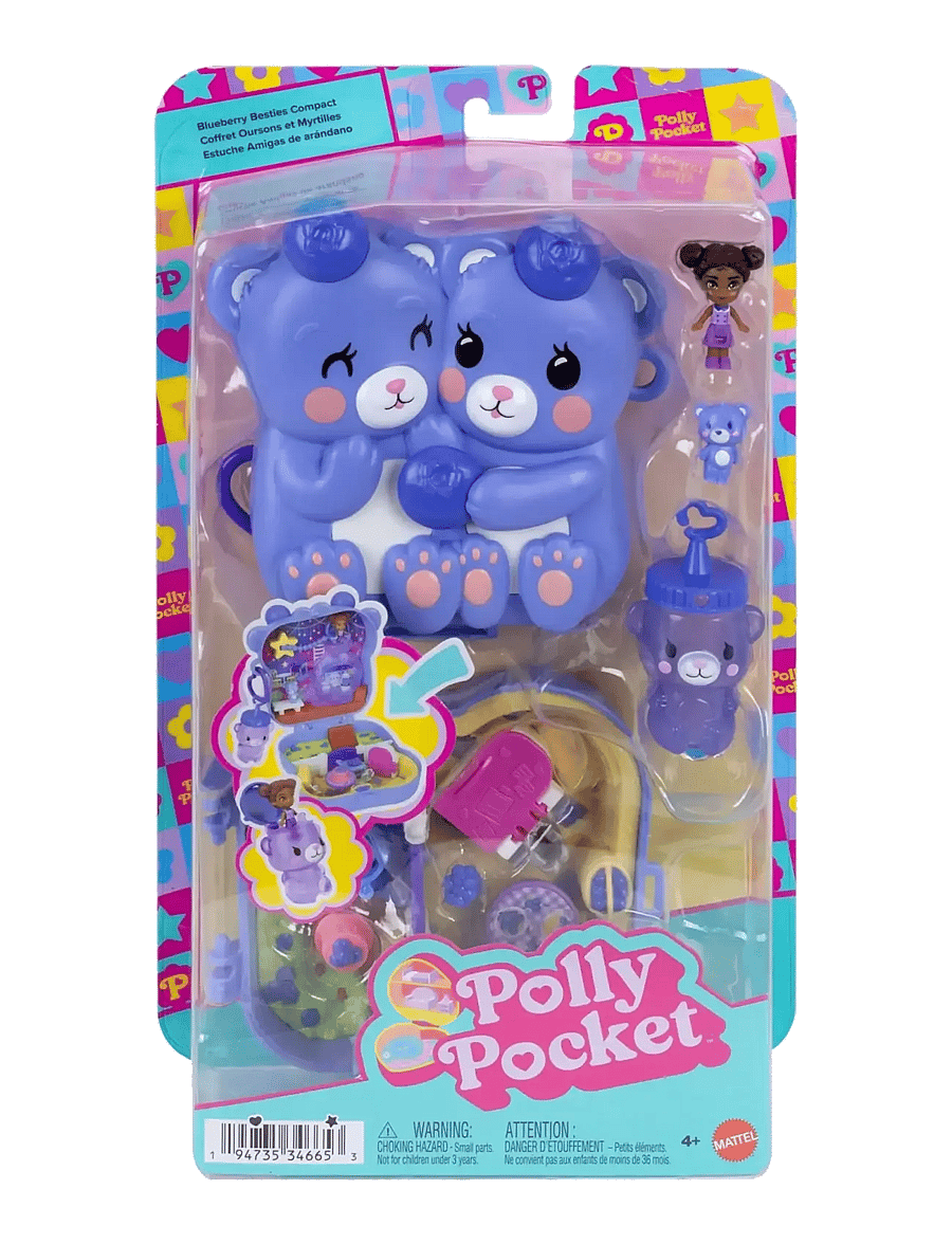 Polly Pocket - Polly Pocket Blue-Beary Besties Compact - multicolor - 1