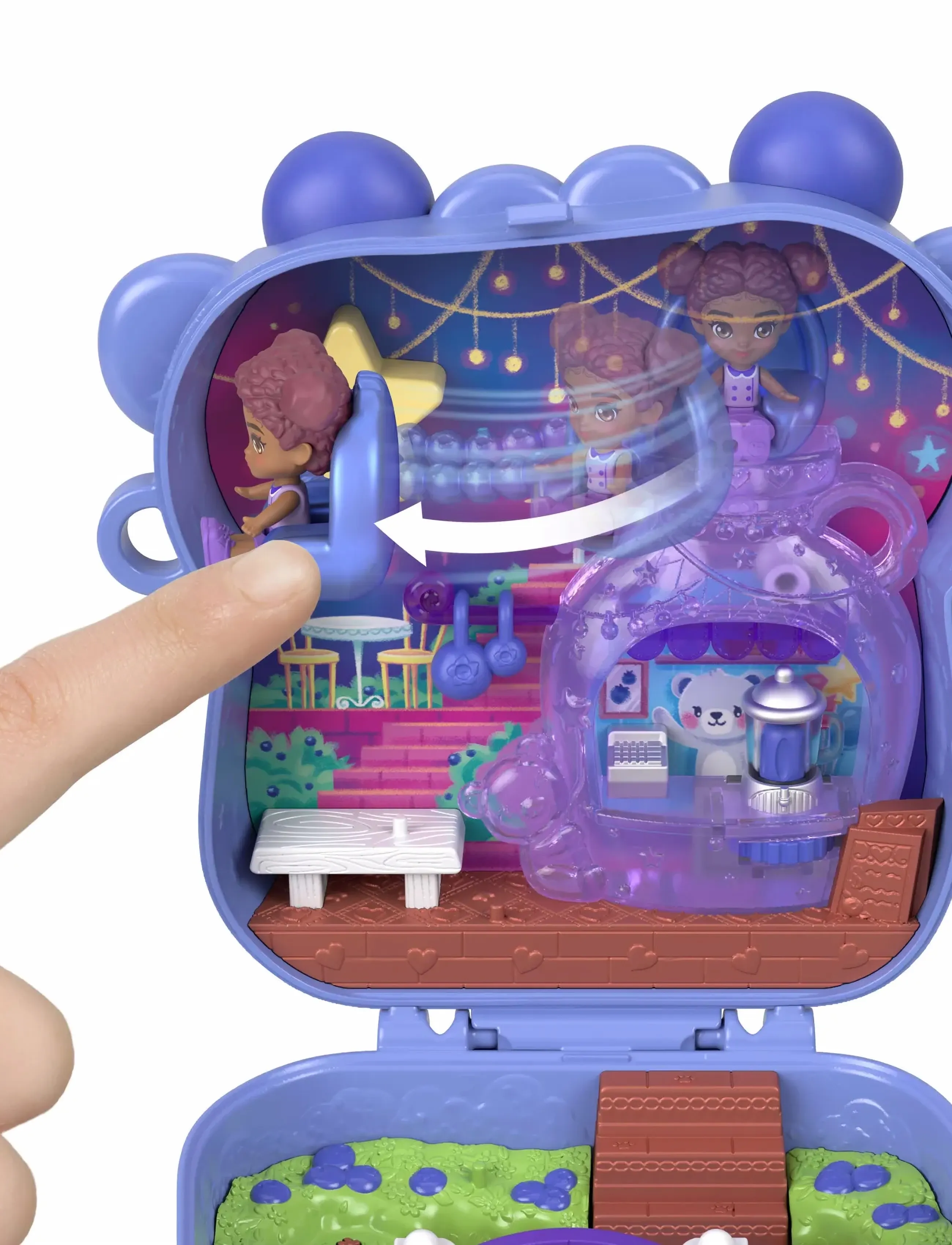 Polly Pocket - Polly Pocket   Blue-Beary Besties Compact - multicolor - 5