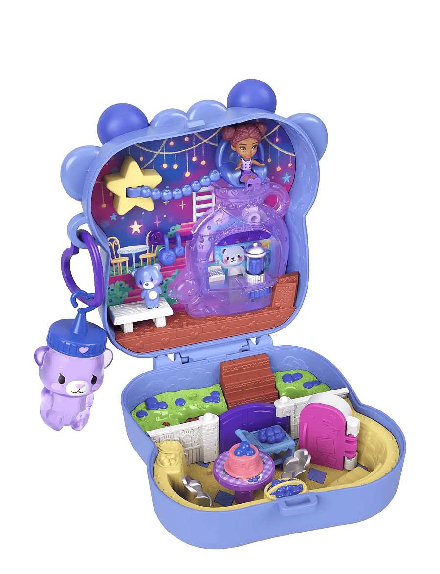 Polly Pocket - Polly Pocket Blue-Beary Besties Compact - multicolor - 3