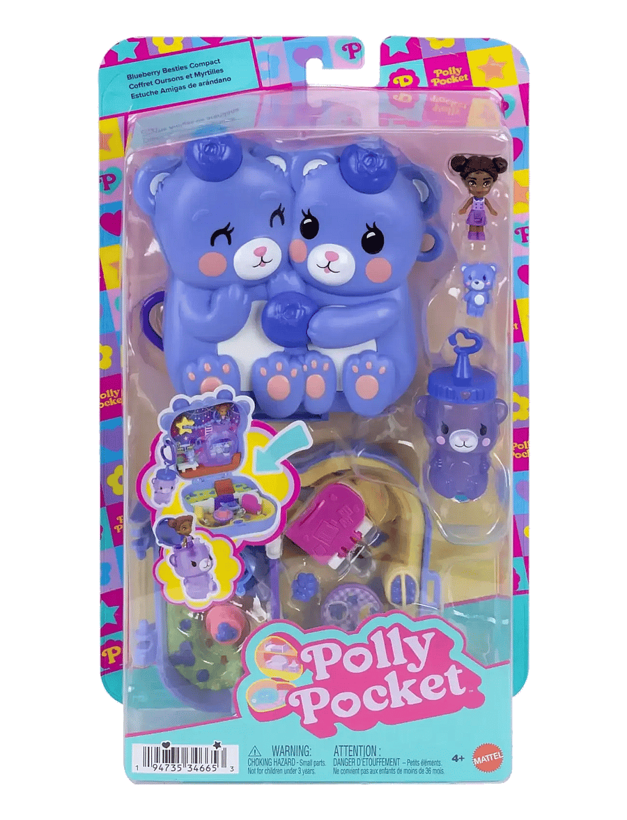 Polly Pocket - Polly Pocket Blue-Beary Besties Compact - multicolor - 4