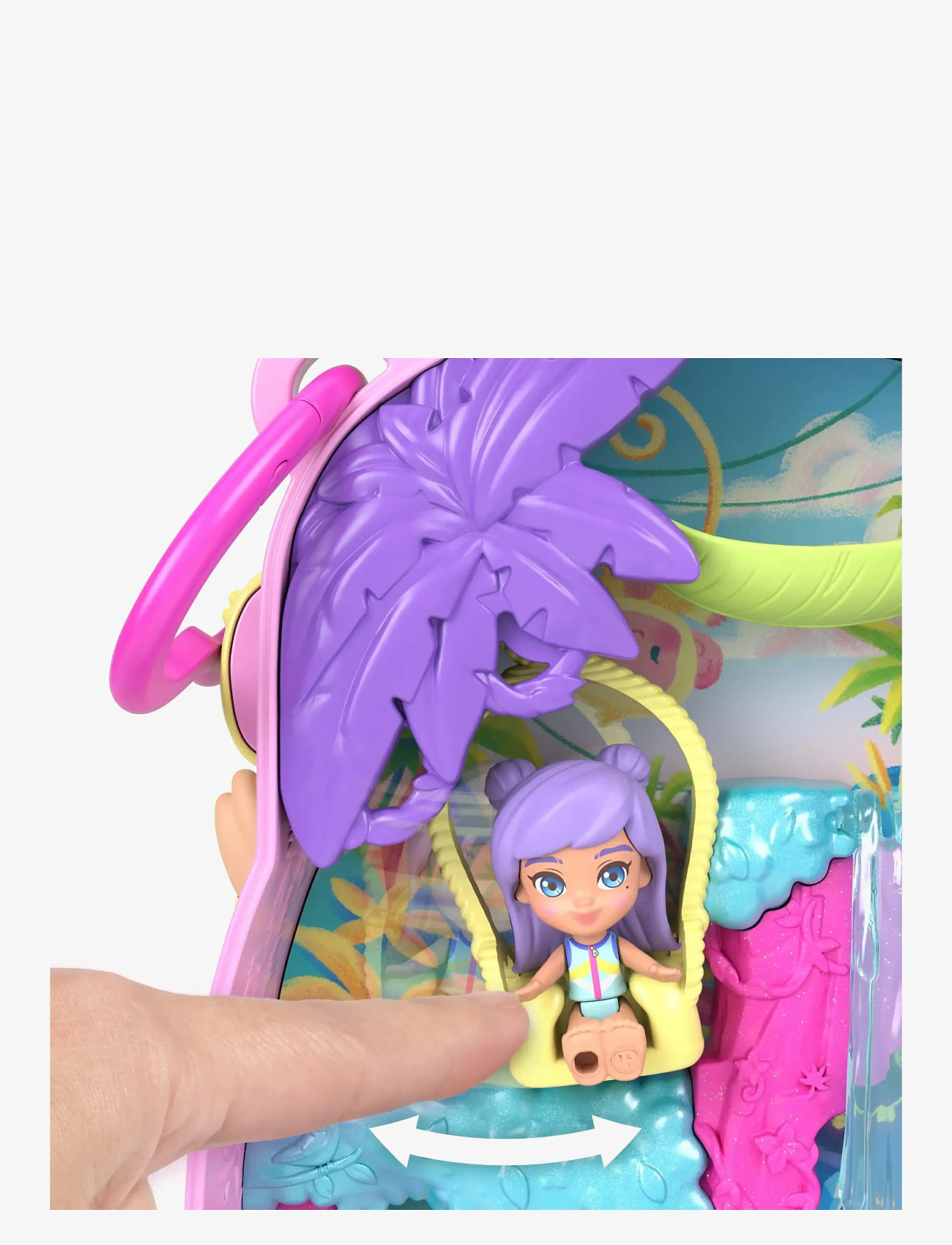 Polly Pocket - Polly Pocket   Pineapple Monkey Colada Compact - play sets - multicolor - 1