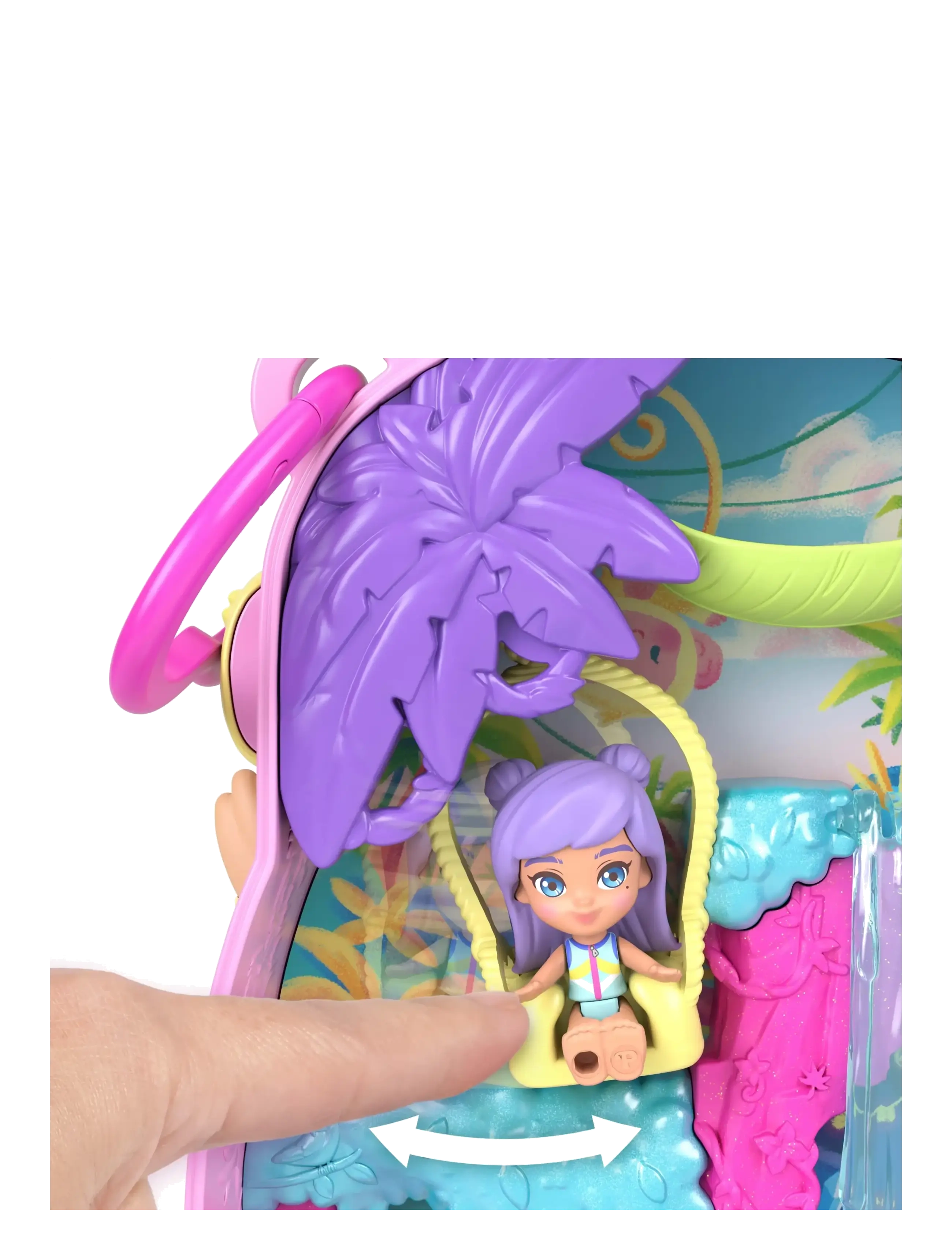 Polly Pocket - Polly Pocket   Pineapple Monkey Colada Compact - legesæt - multicolor - 1