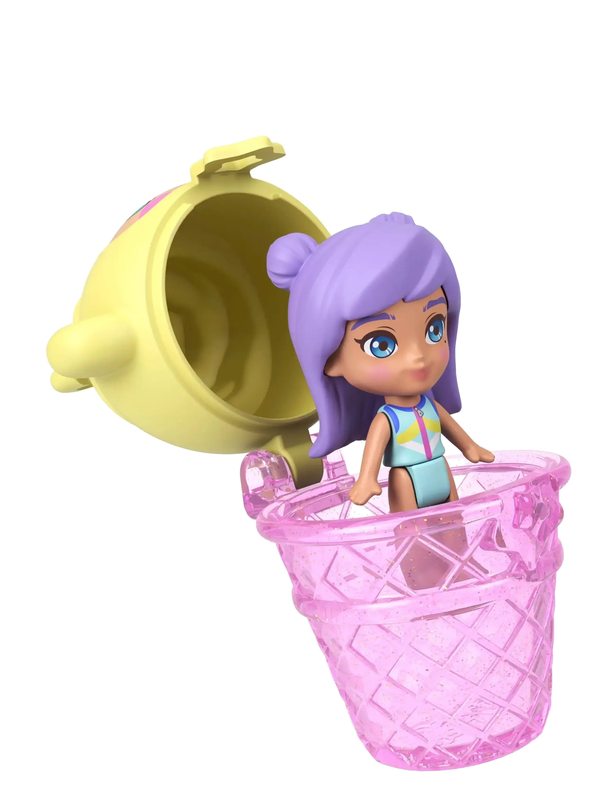 Polly Pocket - Polly Pocket   Pineapple Monkey Colada Compact - legesæt - multicolor - 2